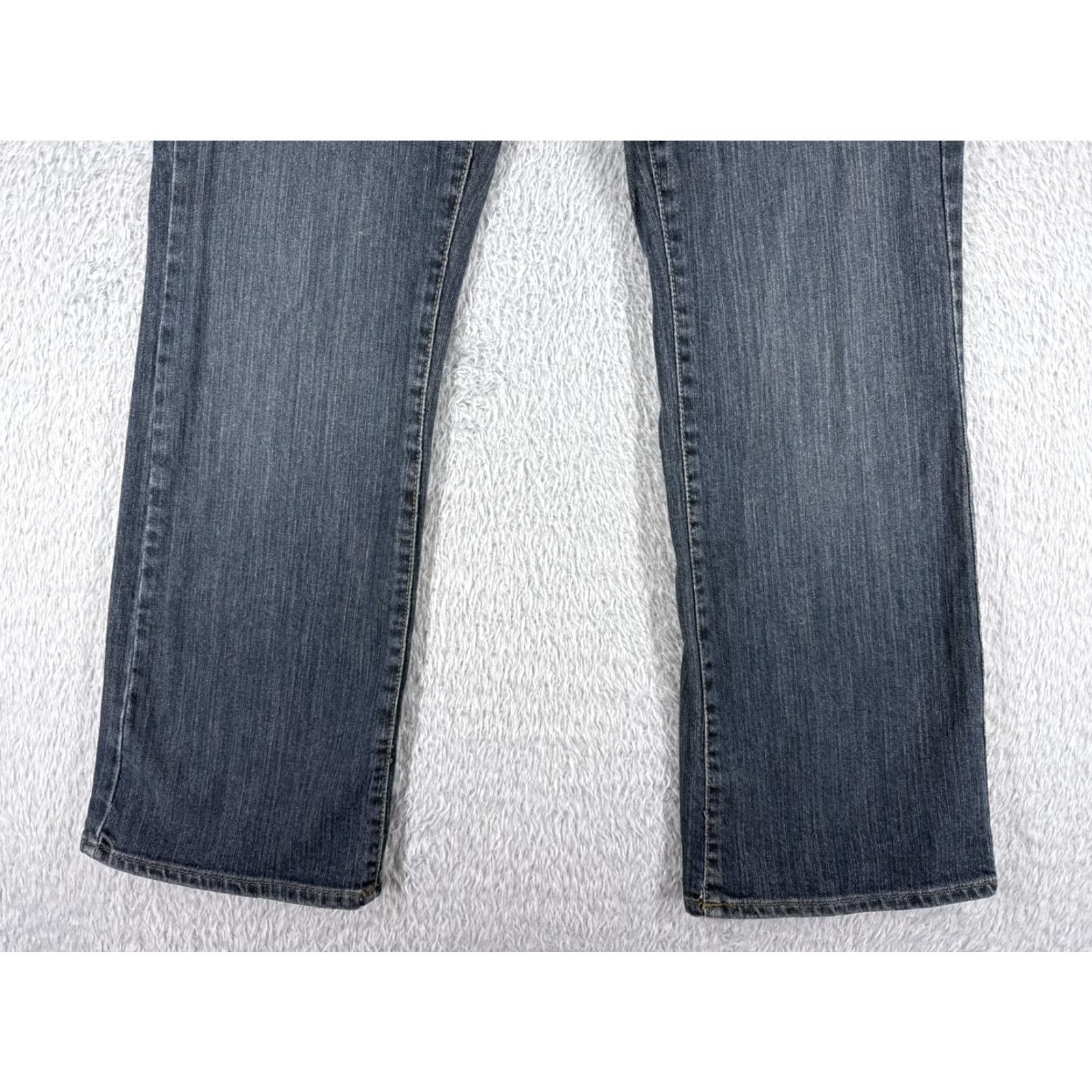 Lee Lee Jeans Women Regular Bootcut 30x29 Blue Denim Cotton Blend Stretch Pockets Logo Button Zip Size 32" / US 10 / IT 46 - 2 Thumbnail