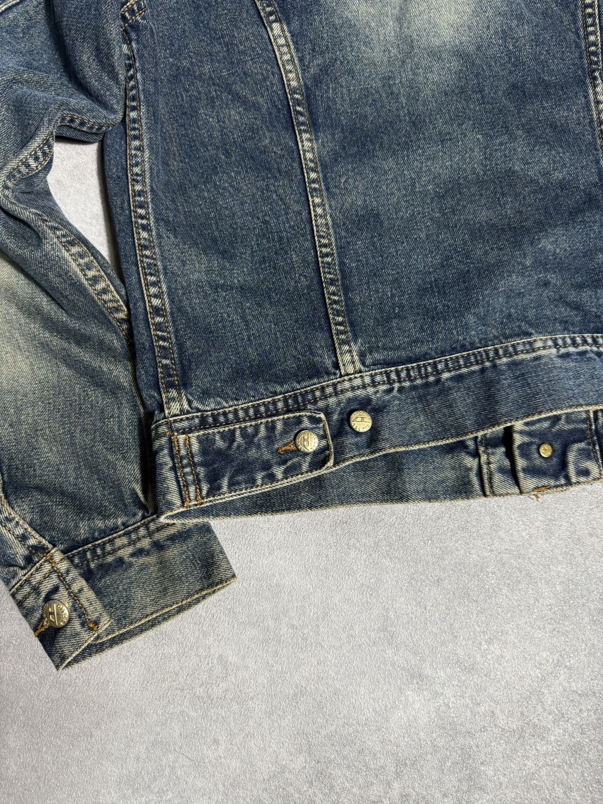Diesel × Vintage Diesel Denim Washed Jacket Ruined Effect 00s Size S / US 4 / IT 40 - 8 Thumbnail