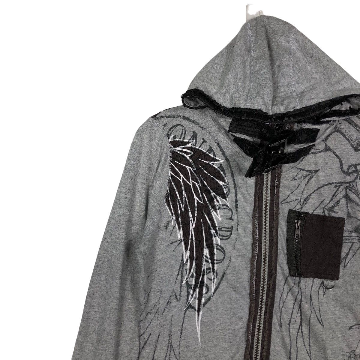 Hysteric Glamour 🔥Rare Hoodie Jacket Bondage Punk Design Over Print Ghtz Size US S / EU 44-46 / 1 - 6 Thumbnail