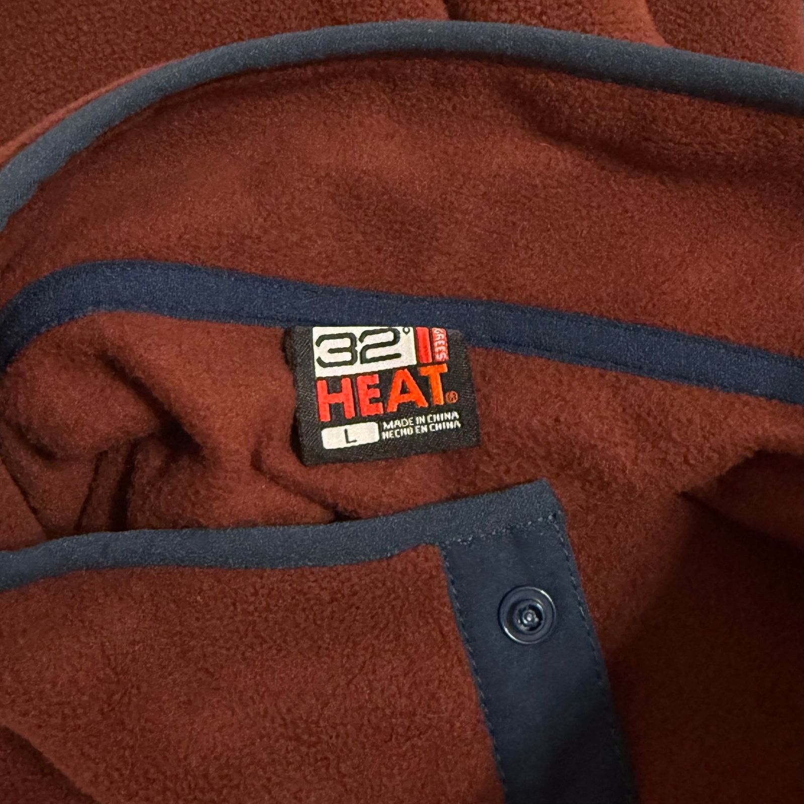 Other 32 Heat Brown Fleece Pullover | Sz L Size US L / EU 52-54 / 3 - 5 Thumbnail