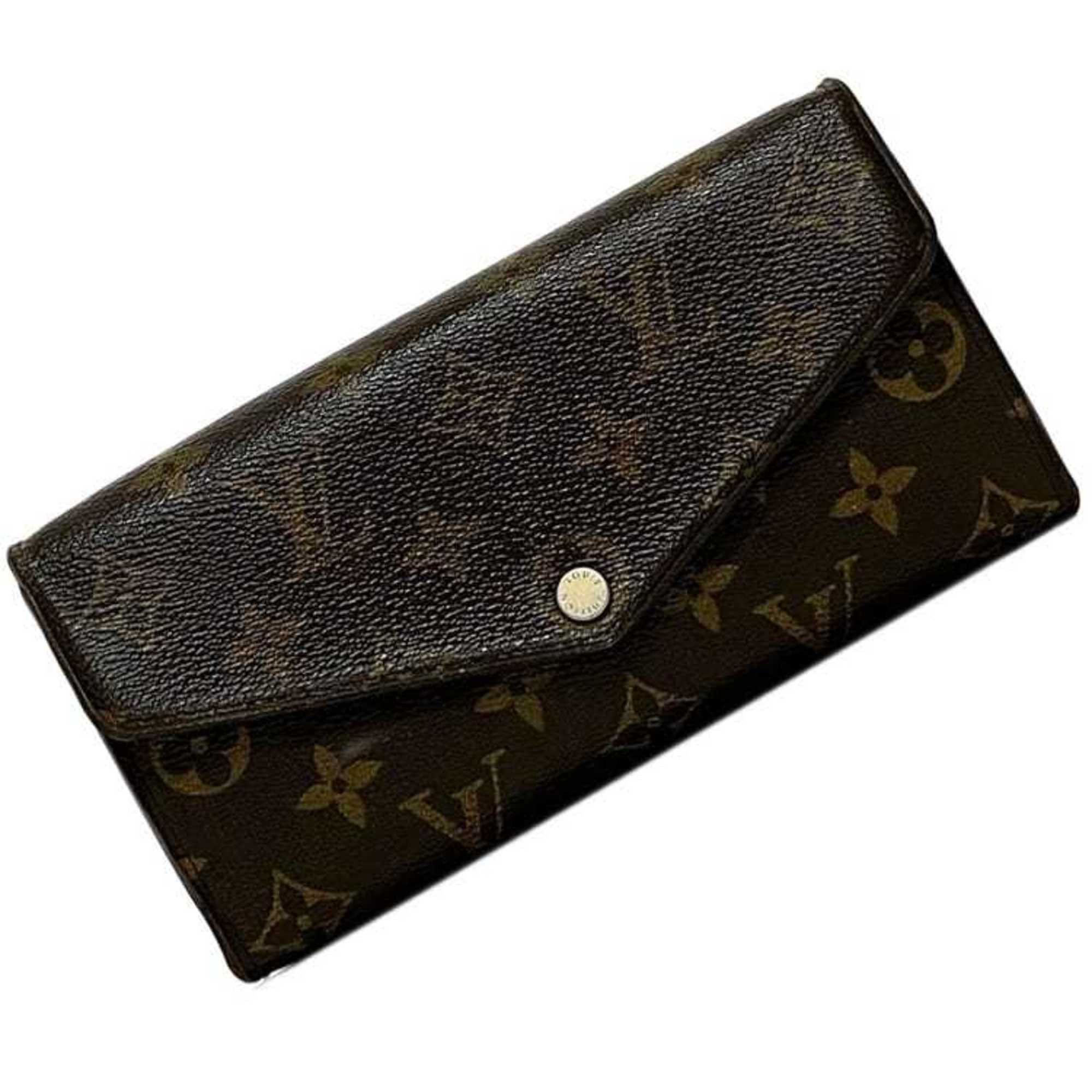 Louis Vuitton Louis Vuitton Bi-fold Long Wallet Portefeuille Sarah ec-22312 Brown Monogram M60531 Canvas CT1124 LOUIS VUITTON Flap Storage Size ONE SIZE - 1 Thumbnail