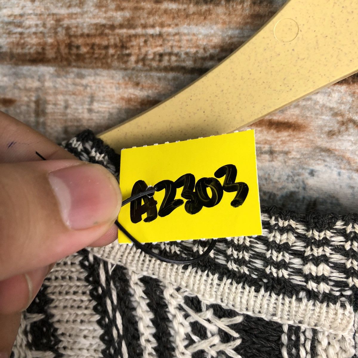 The Masters Masters knitwear Cardigan Vest like coogi #A2303 Size US L / EU 52-54 / 3 - 11 Thumbnail