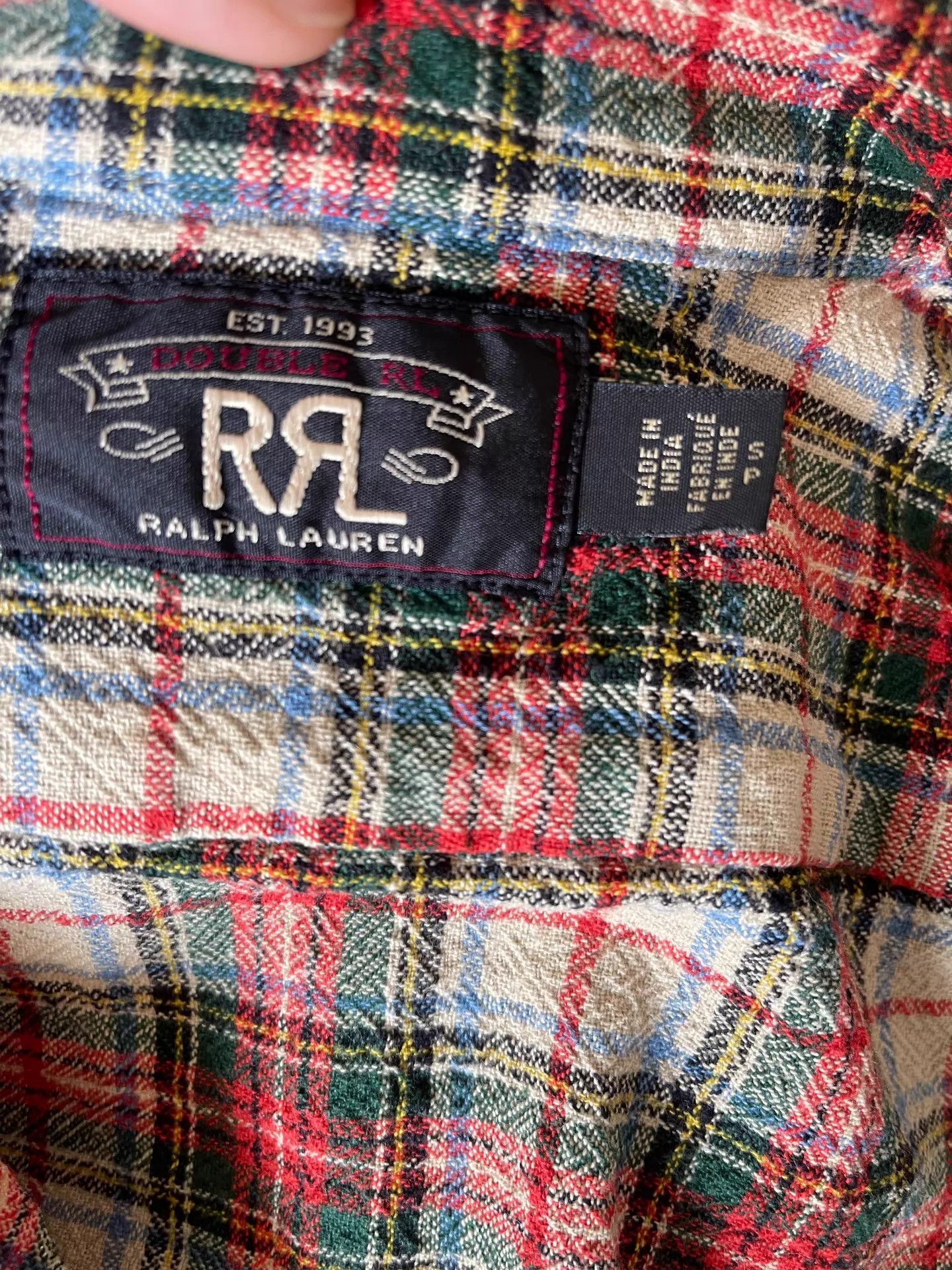 RRL Ralph Lauren RRL Double RL Near Mint Western Stripe Shirt S Size US S / EU 44-46 / 1 - 7 Thumbnail