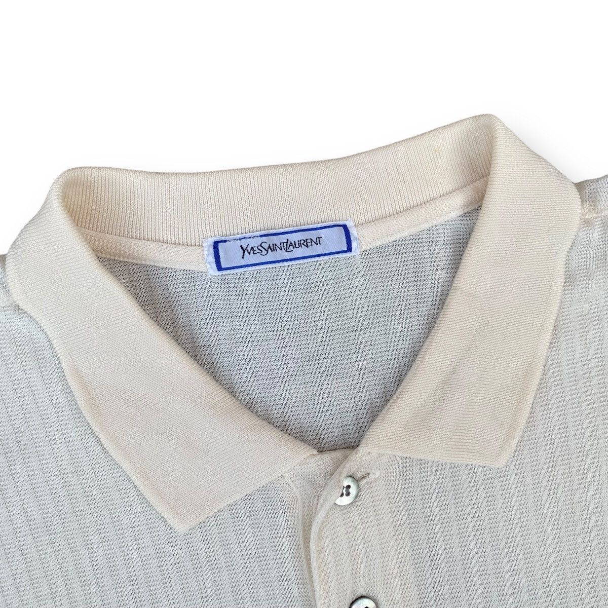 Designer × Vintage × Yves Saint Laurent Vintage Yves Saint Laurent Collar Shirt. #C4 Size US L / EU 52-54 / 3 - 2 Thumbnail