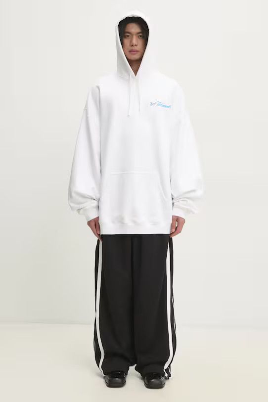 Vetements o1h1sh10525 Oversized Hoodie in White Size US M / EU 48-50 / 2 - 6 Thumbnail
