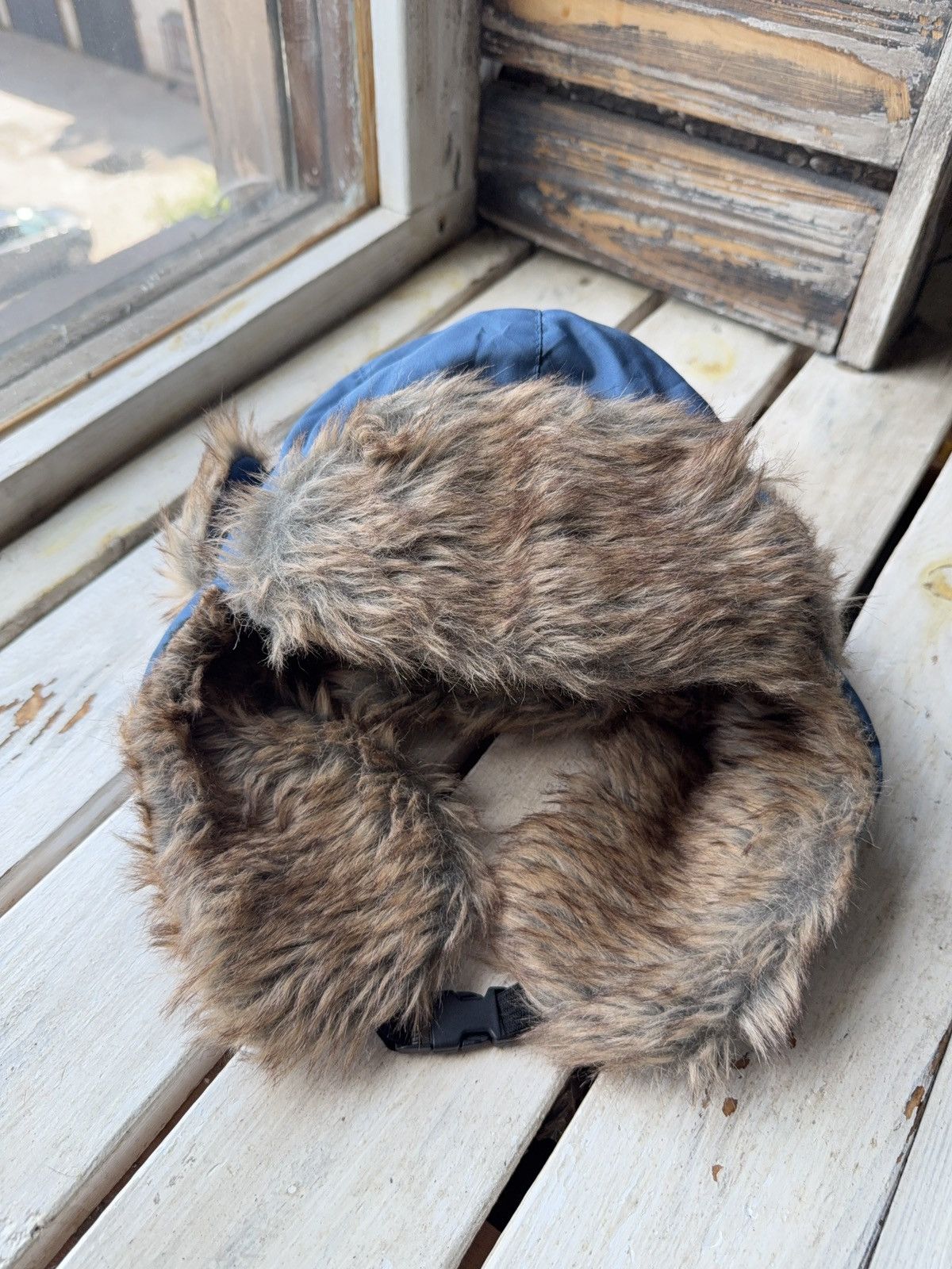 Japanese Brand × Vintage Y2K Vintage Fuzzy Hat Mohair knit Ushanka Beauty Beast Size ONE SIZE - 3 Thumbnail