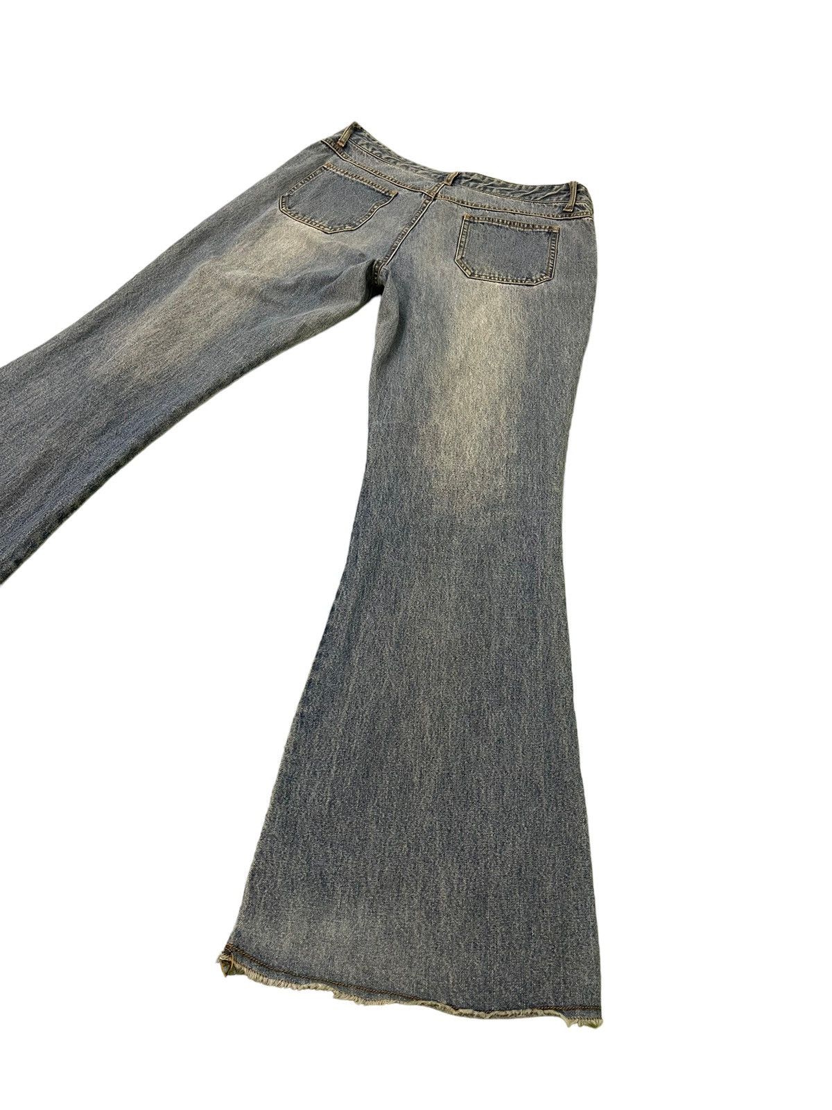 Japanese Brand Flare Jeans Jouer Aux Eches Distress Thin Bell Bottom 8🟦2 Size US 32 / EU 48 - 11 Thumbnail