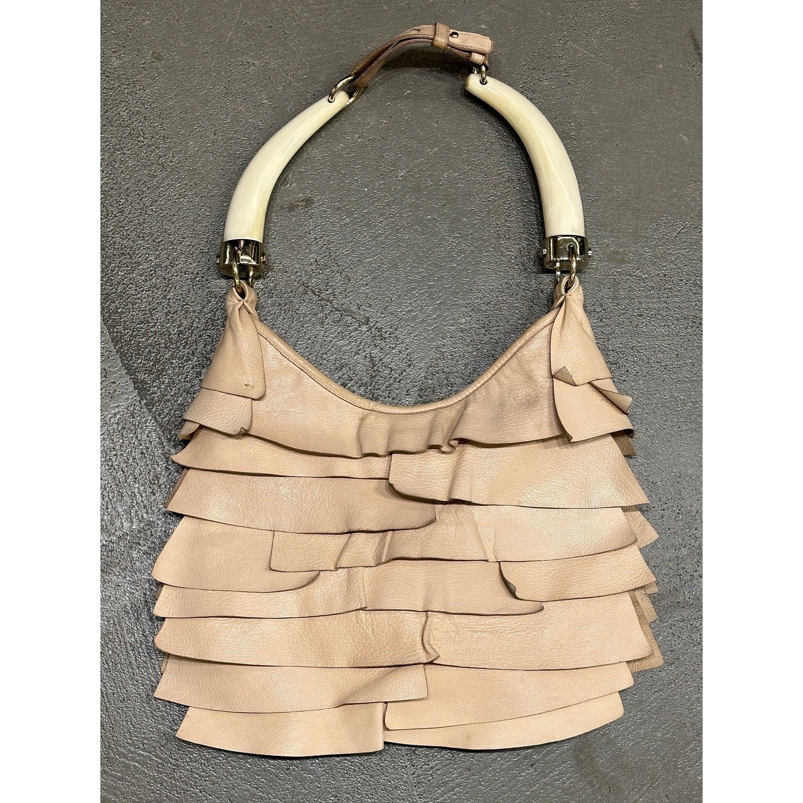 Saint Laurent Paris 2004 Saint Laurent “Saint Tropez” Horn-Handle Bag Size ONE SIZE - 2 Thumbnail
