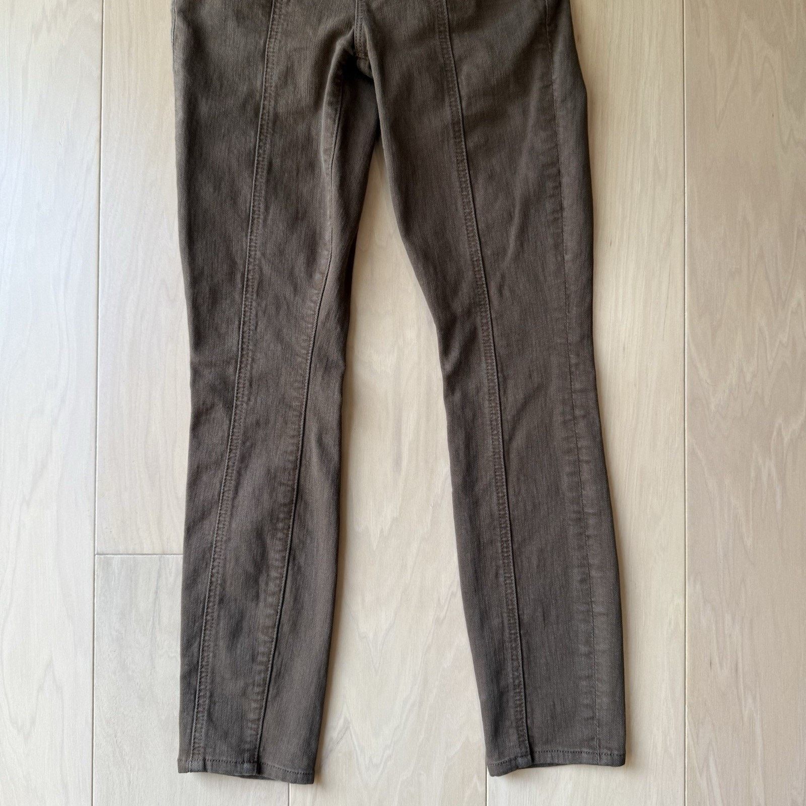 MOTHER Mother Seamed Swooner Jeans Women's 24 Brown Skimp Glam Size 24" / US 00 / IT 34 - 4 Thumbnail