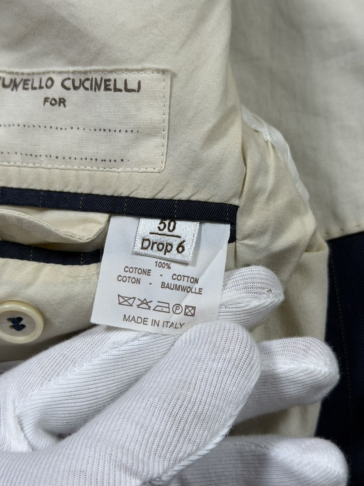 Brunello Cucinelli Brunello Cucinelli blazer, size 50,100% cotton,Made in Italy Size 50L - 12 Thumbnail
