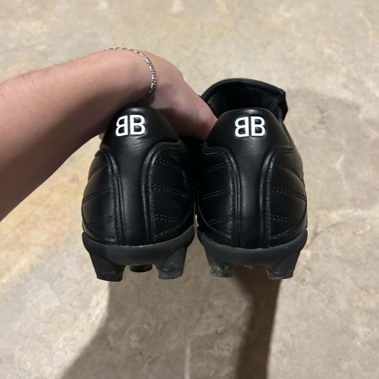 Balenciaga Balenciaga Soccer Sneaker Triple Black Cleat US 9 Size US 9 / EU 42 - 5 Thumbnail