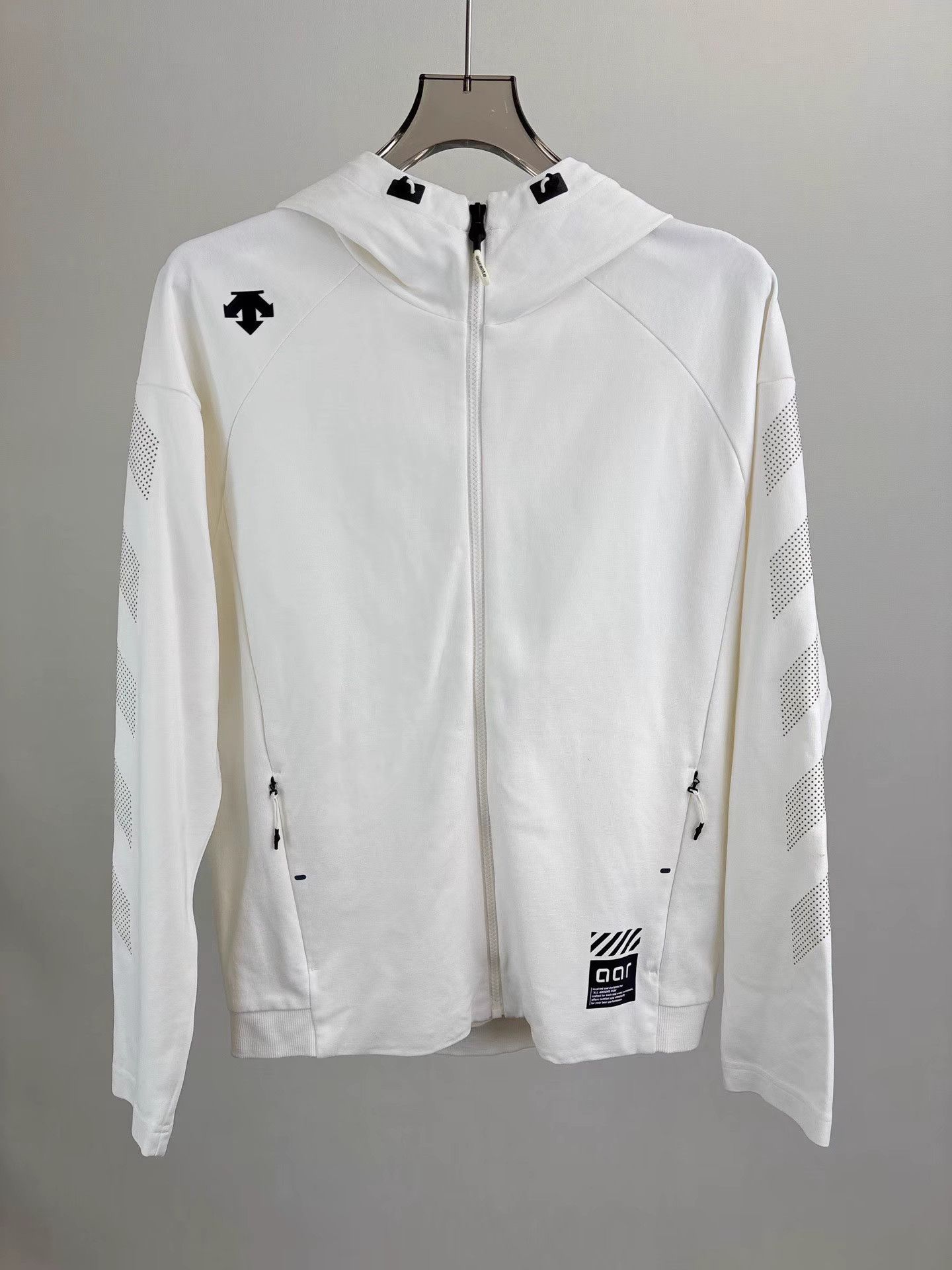Descente DESCENTE White Zip Jacket K1 Size US S / EU 44-46 / 1 - 1 Thumbnail
