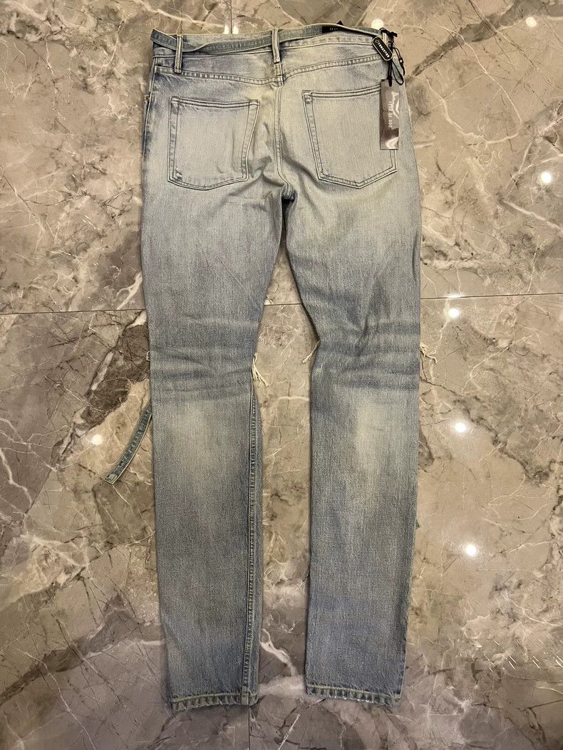 Fear of God Fear of God Light blue streamer jeans Size US 34 / EU 50 - 2 Thumbnail