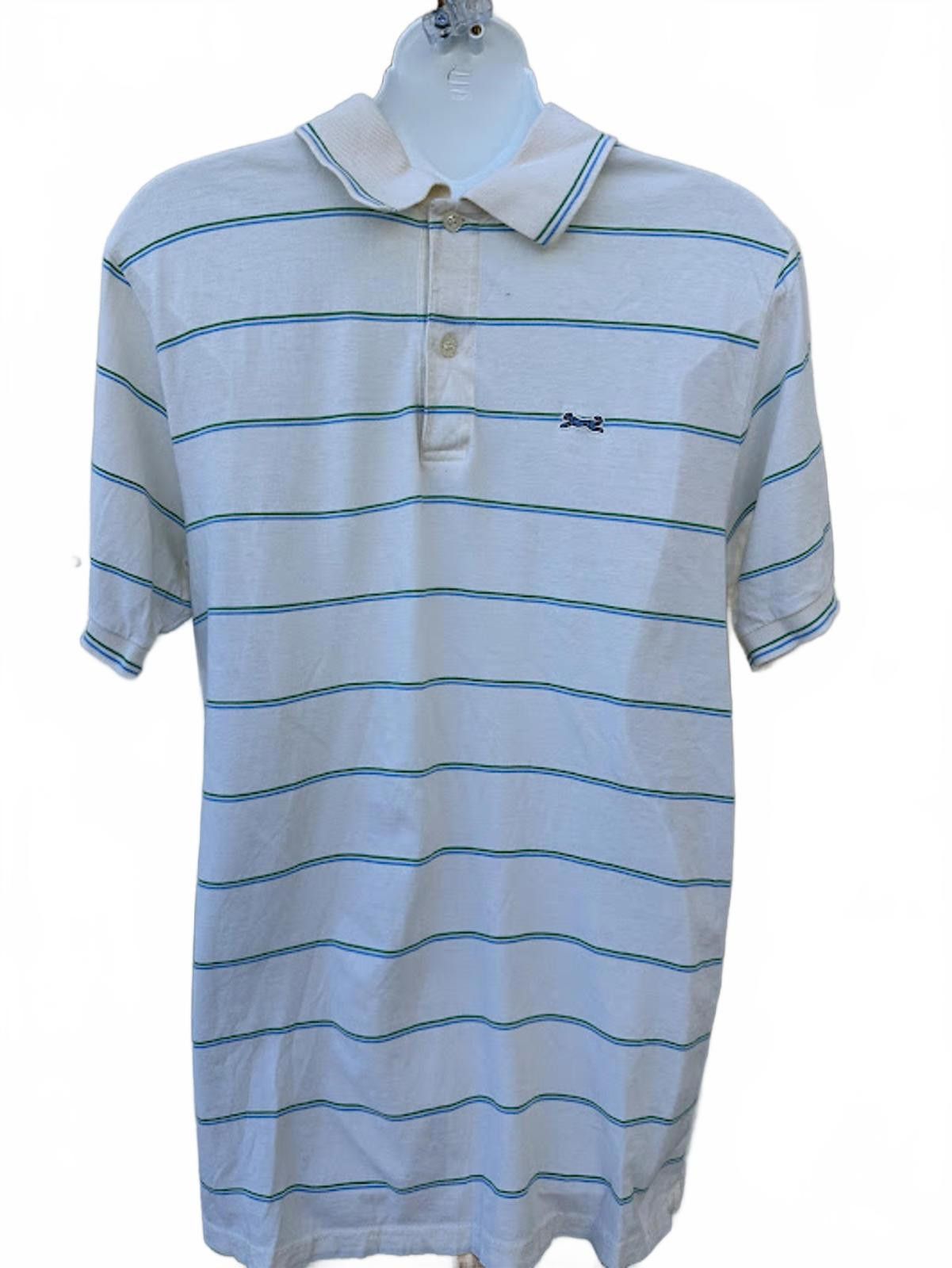 Le TIGRE Le Tigre White Stripe Polo Shirt Medium Size US M / EU 48-50 / 2 - 1 Thumbnail