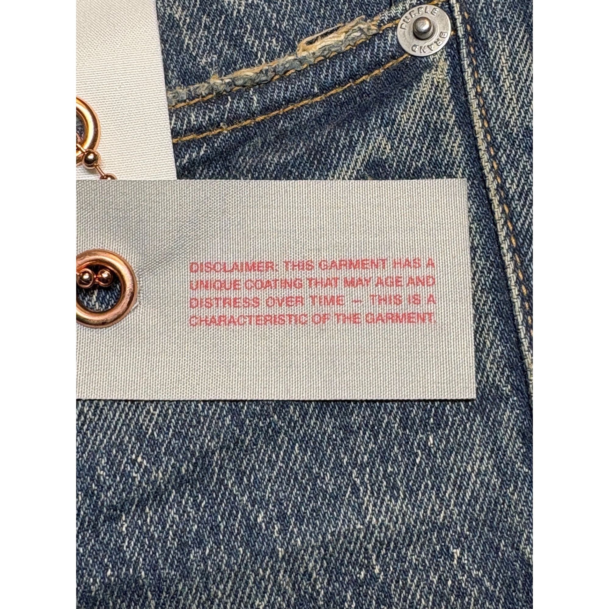 Purple Brand Purple Brand Men P001 Skinny fit Light Indigo Vintage Wash 3 Size US 32 / EU 48 - 7 Thumbnail