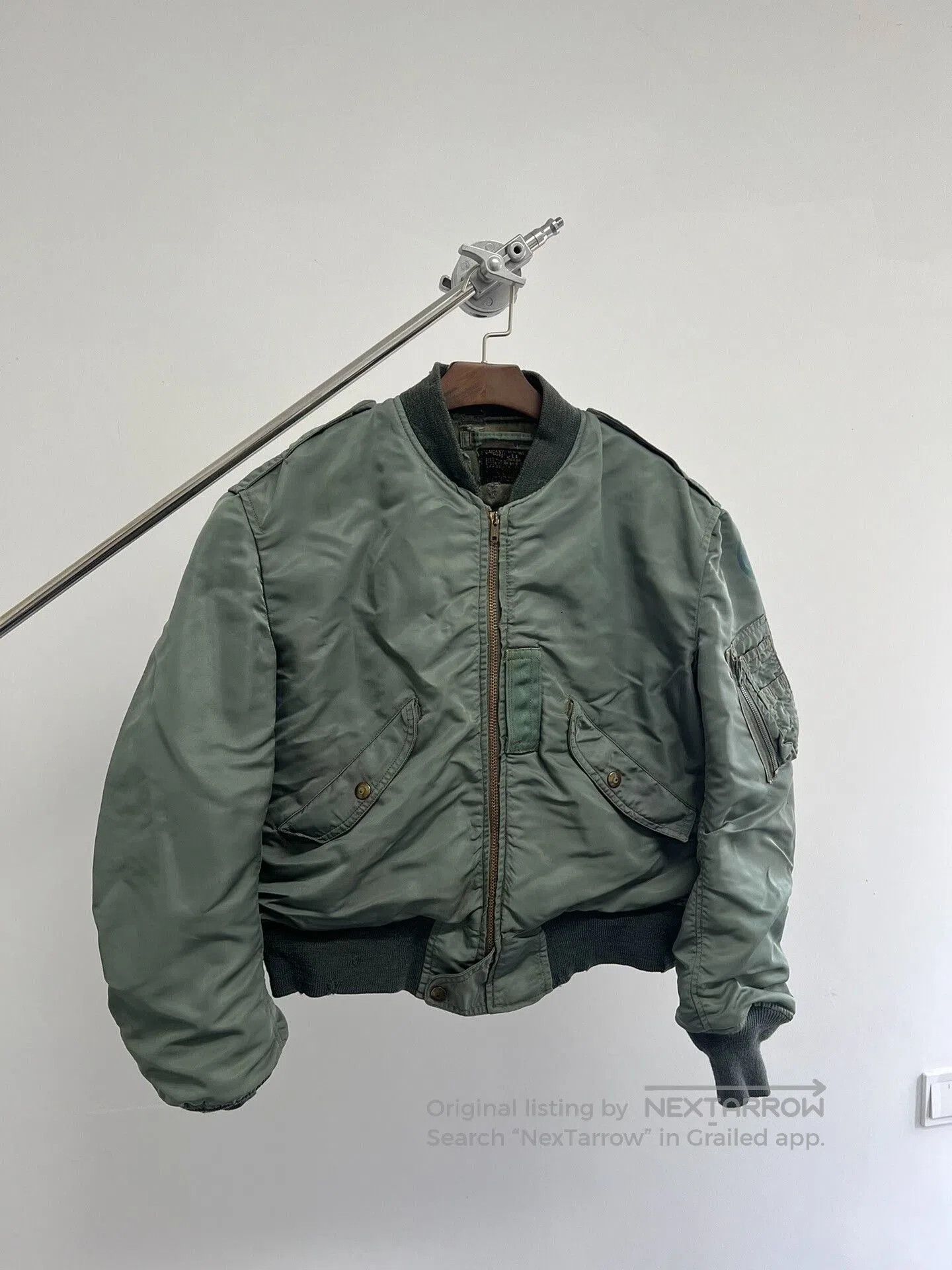VINNY's Vintage 50s Military L-2B Bomber Jacket. Size US M / EU 48-50 / 2 - 2 Thumbnail