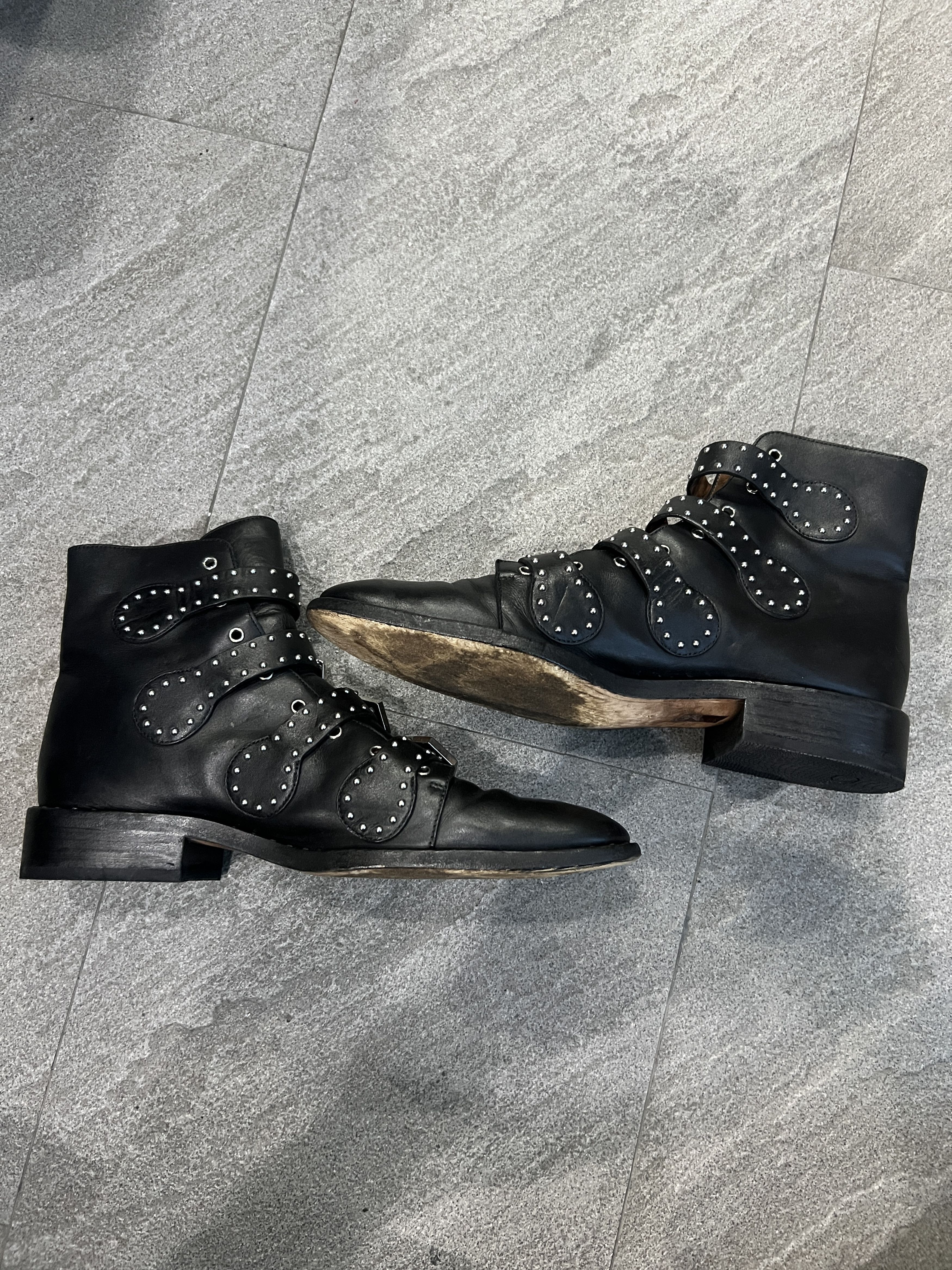 Givenchy Givenchy Studded Multi Buckle Harness Boots 41 Size US 8 / EU 41 - 8 Thumbnail