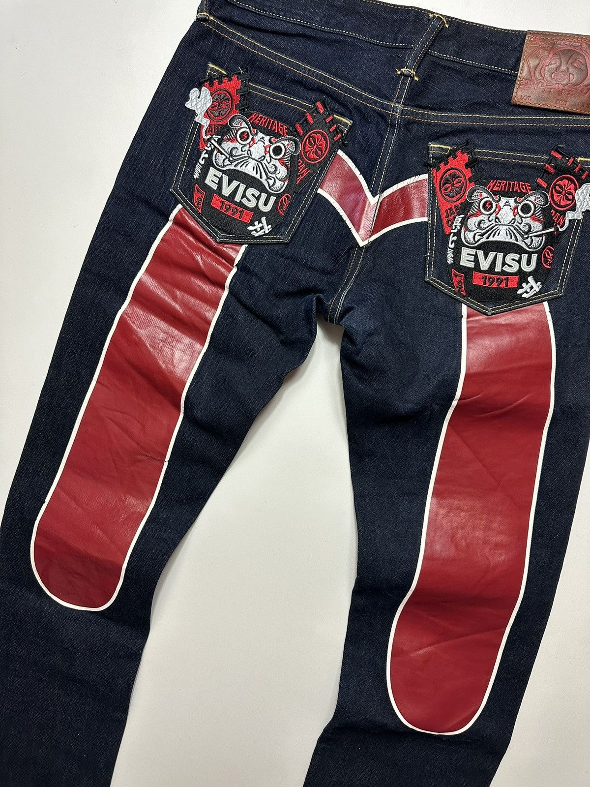 Evisu Vintage Evisu Big Daicock Selvedge Jeans Size US 31 - 2 Thumbnail