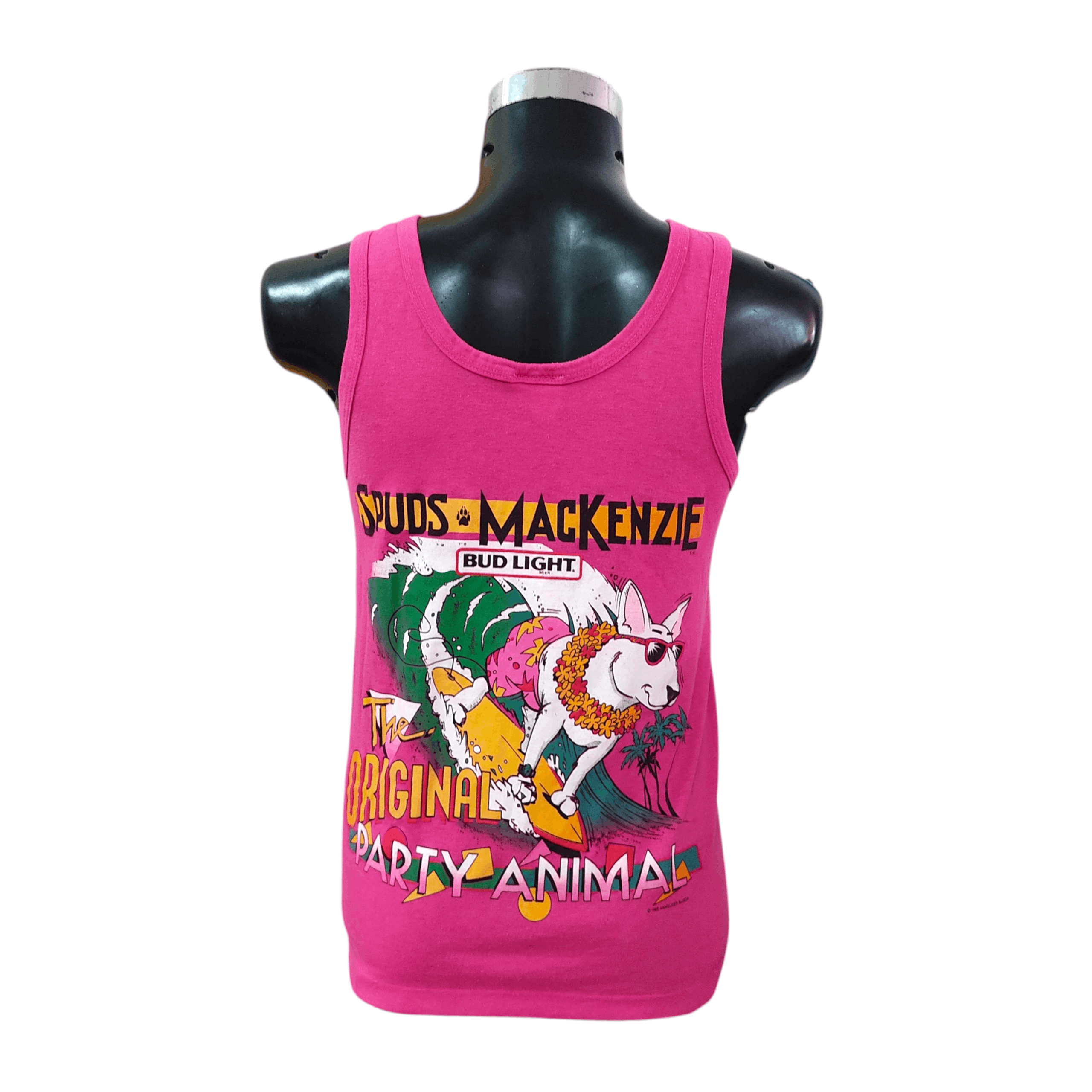 Vintage Spuds MacKenzie Bud Light Party Animals Back hit Sleeveless Size US M / EU 48-50 / 2 - 1 Thumbnail