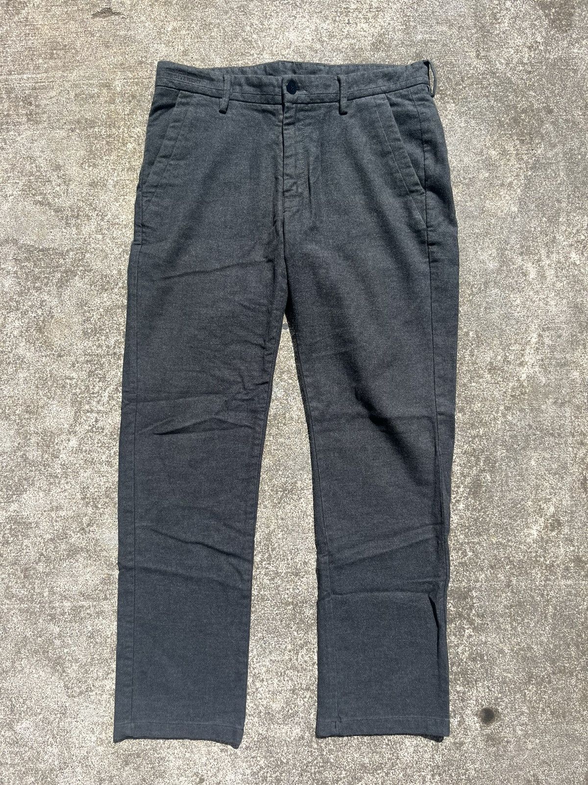 Givenchy Givenchy Cotton Dark Grey Pants Size US 33 - 1 Thumbnail