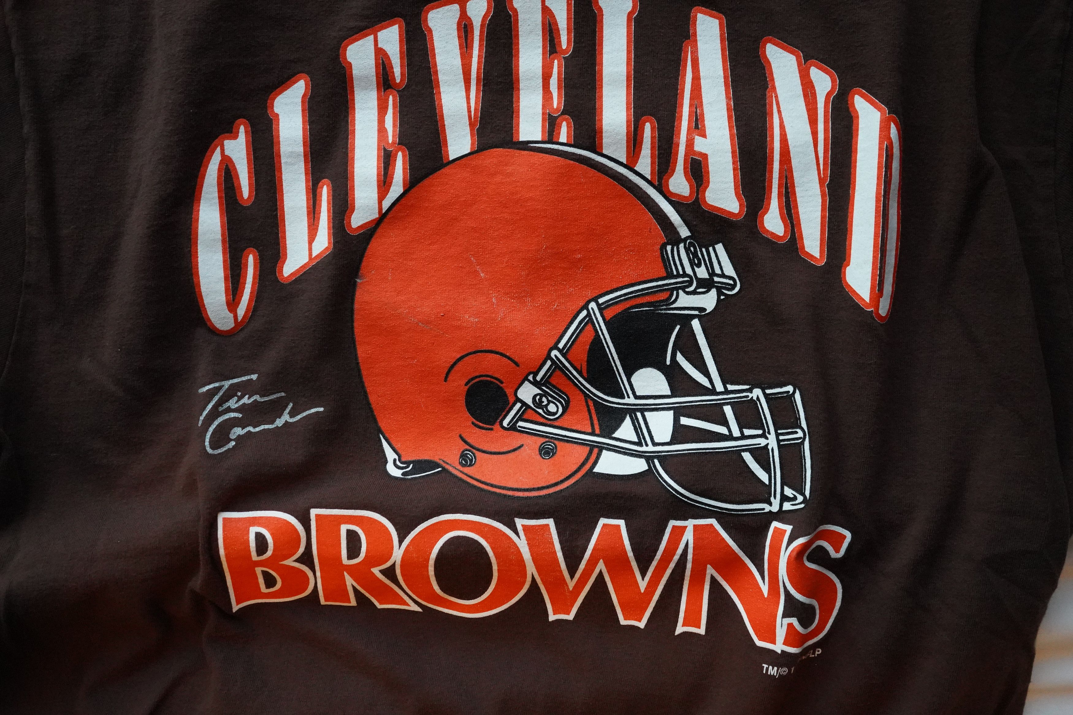 Vintage Vintage Tim Couch Browns Graphic Tee Size XL Size US XL / EU 56 / 4 - 4 Thumbnail