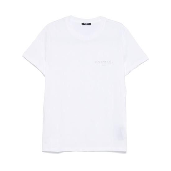 Balmain BALMAIN Men T-Shirts EH1EF000 GD84 0HF WHITE Size US XXL / EU 58 / 5 - 1 Thumbnail