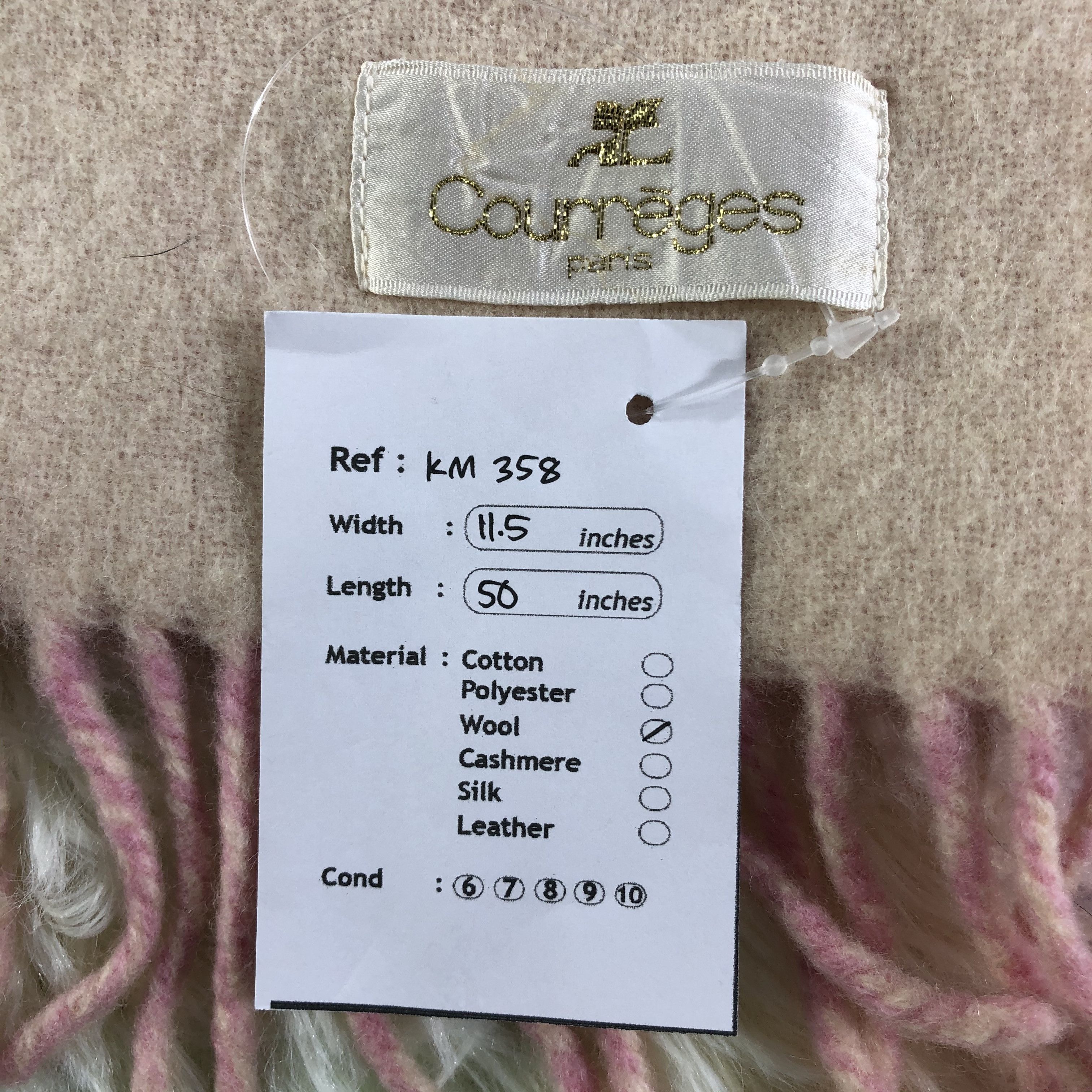 Courreges Courreges Scarf / Muffler / Neckwear - KM358 Size ONE SIZE - 5 Thumbnail