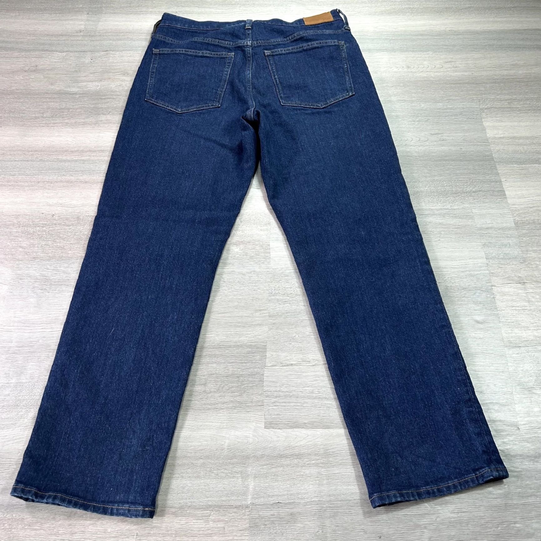 J.Crew J.CREW Classic Straight Jeans Mens 30x29 Blue Stretch Denim Dark Wash Pants Size US 30 / EU 46 - 2 Thumbnail