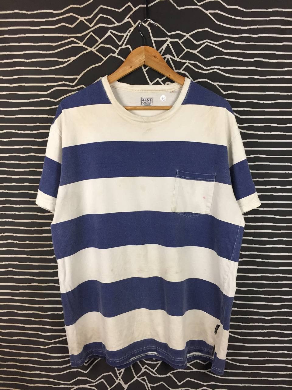 Blue Blue Japan Blue Blue Japan Hollywood Ranch Market Striped Pocket Tee Size US XL / EU 56 / 4 - 1 Thumbnail