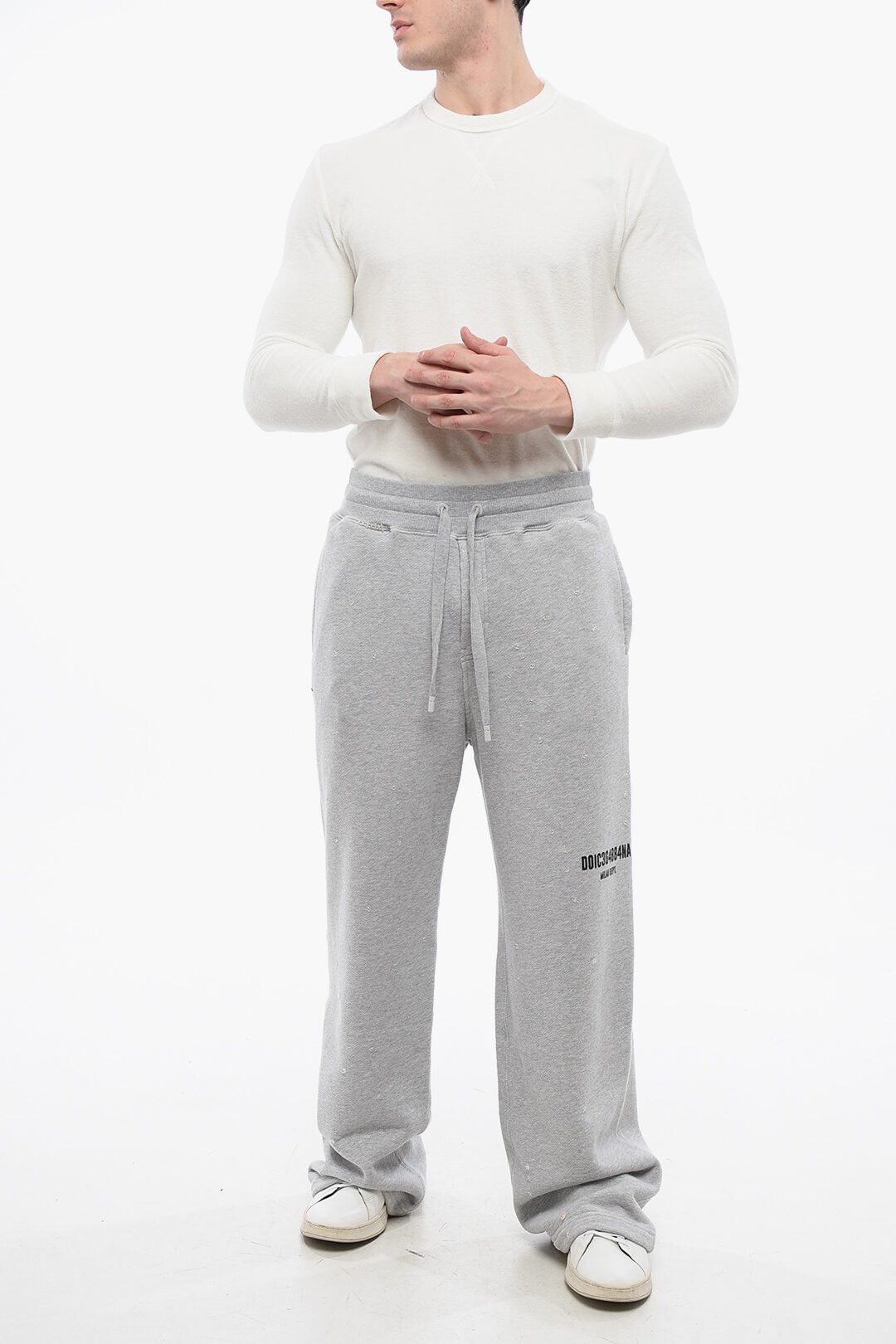 Dolce & Gabbana og1mm0825 Sweatpants & Joggers in Grey Size US 32 / EU 48 - 4 Thumbnail