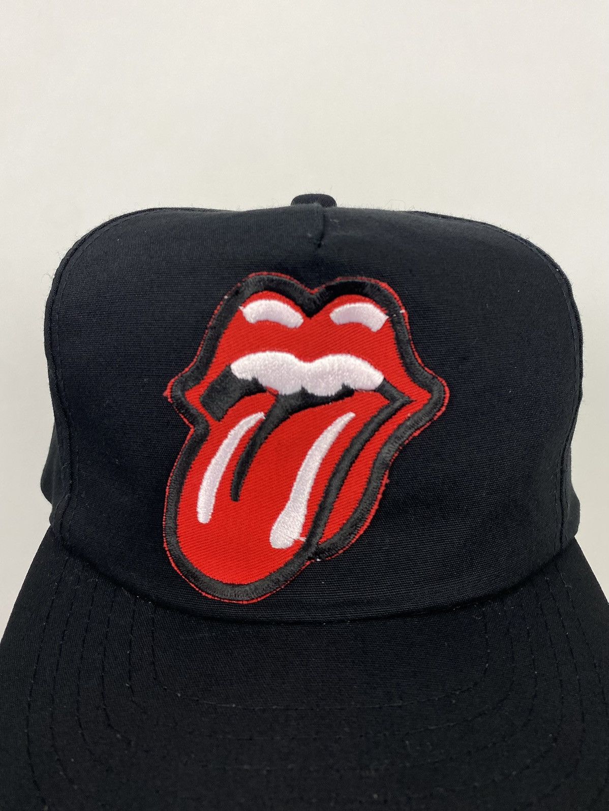 The Rolling Stones 80s 90s Vintage The Rolling Stones Logo Embroidery Snapback Size ONE SIZE - 3 Thumbnail