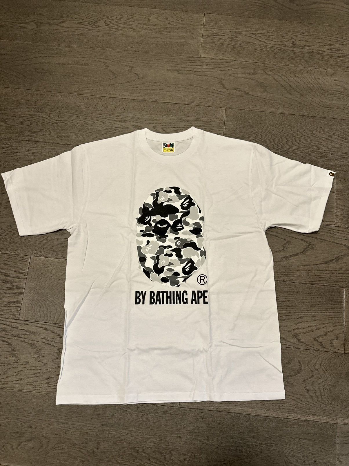 Bape 2023 BAPE ABC Camo By Bathing Ape Tee 'White/Grey' Size US L / EU 52-54 / 3 - 1 Thumbnail