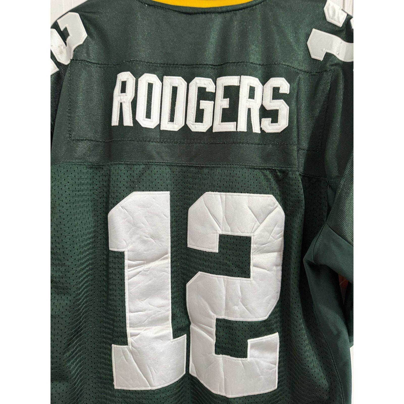 Reebok Aaron Rodgers Green Bay Packers Jersey Men's Size 52 (XL) Size US XL / EU 56 / 4 - 4 Thumbnail