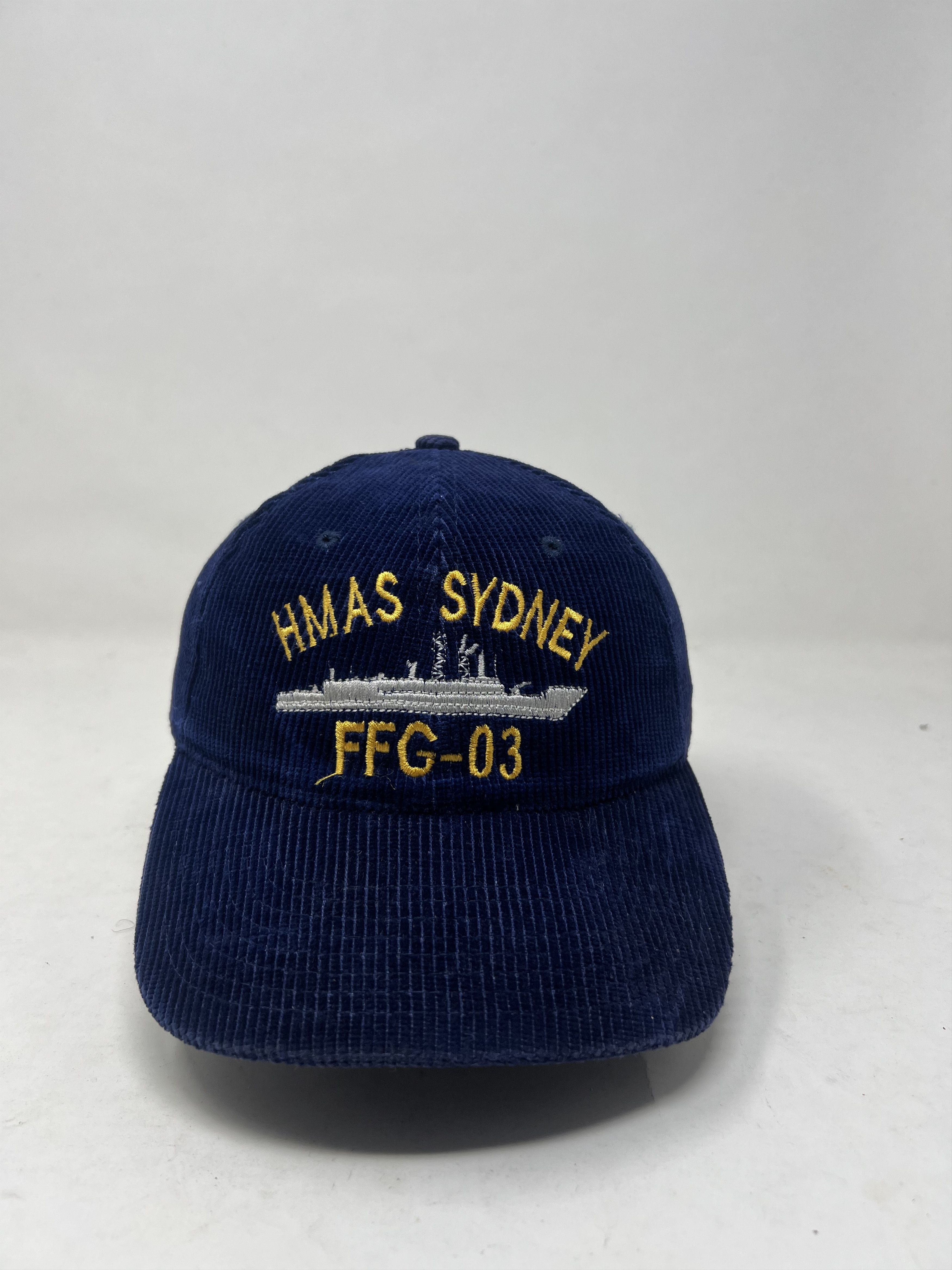 Vintage Vintage HMAS Sydney FFG-03 Corduroi Hat Size ONE SIZE - 5 Thumbnail