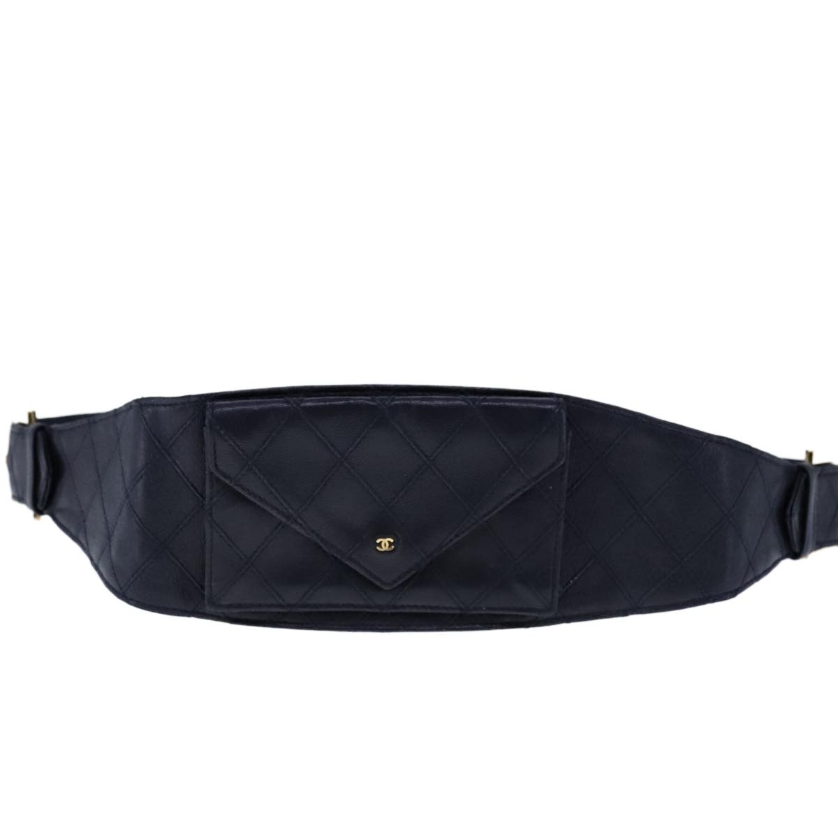 Chanel Bag Belt Navy Leather Shoulder Bag (Pre-Owned) Size ONE SIZE - 1 Thumbnail