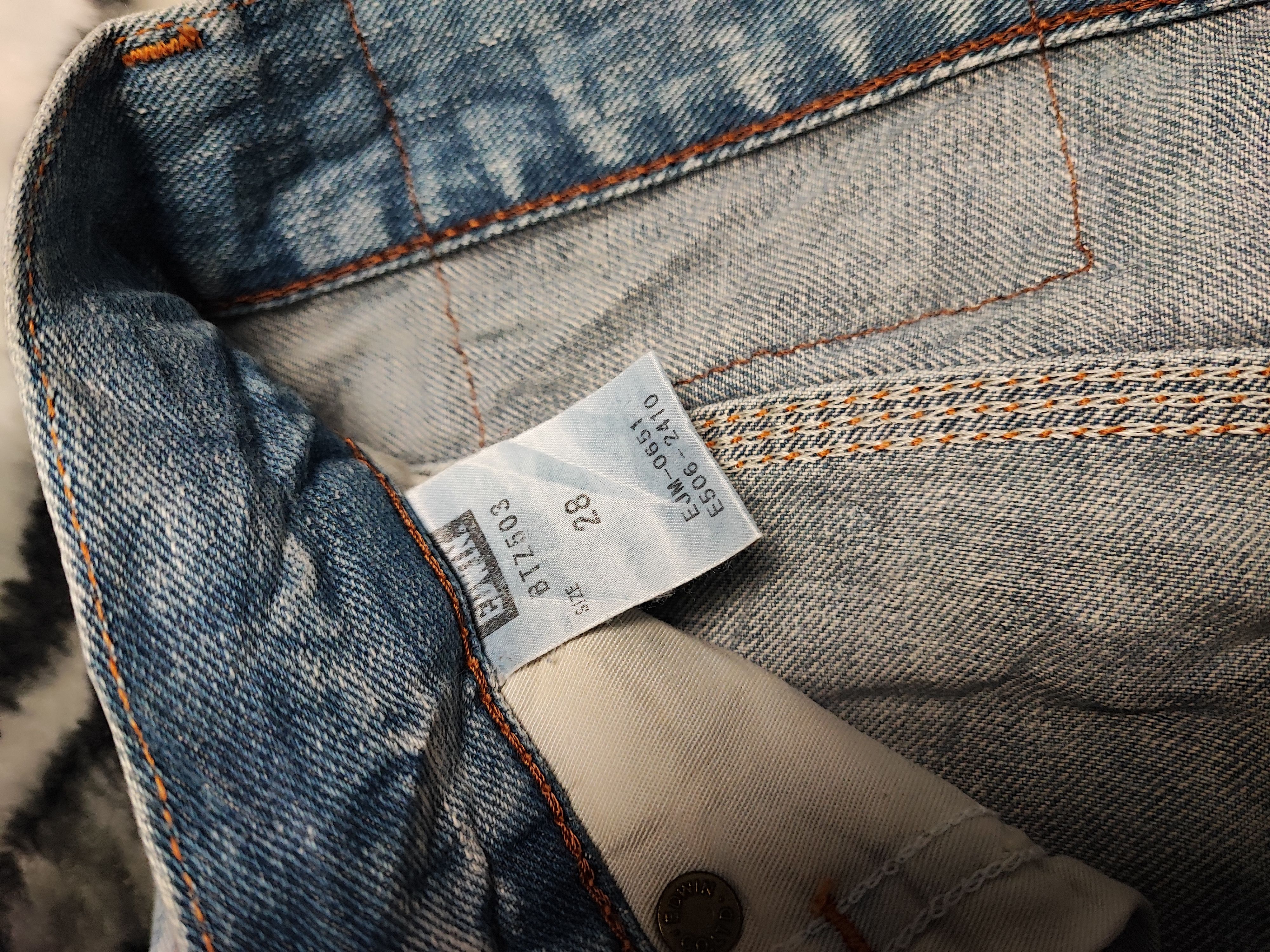 Edwin × Japanese Brand Edwin Blue Trip Punk Distressed Jeans Size US 31 - 11 Thumbnail