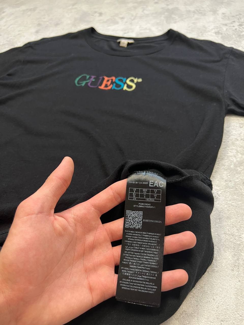 Guess Vintage Guess T-Shirt Embroidered Logo Size US S / EU 44-46 / 1 - 9 Thumbnail