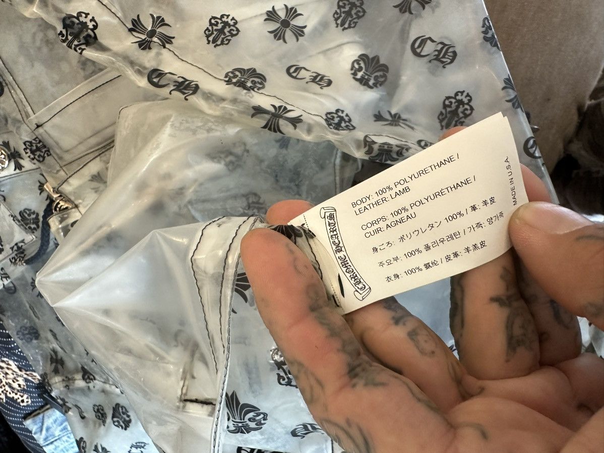 Chrome Hearts CHROME HEARTS RARE!! CLEAR SEE THROUGH COACHES JACKET M L Size US M / EU 48-50 / 2 - 11 Thumbnail