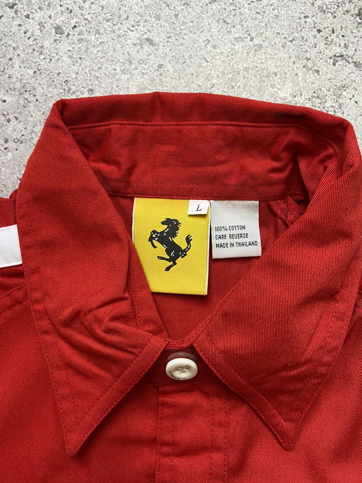 Ferrari Vintage 90s FERRARI Marlboro Vodafone NEW Shirt Size US L / EU 52-54 / 3 - 5 Thumbnail