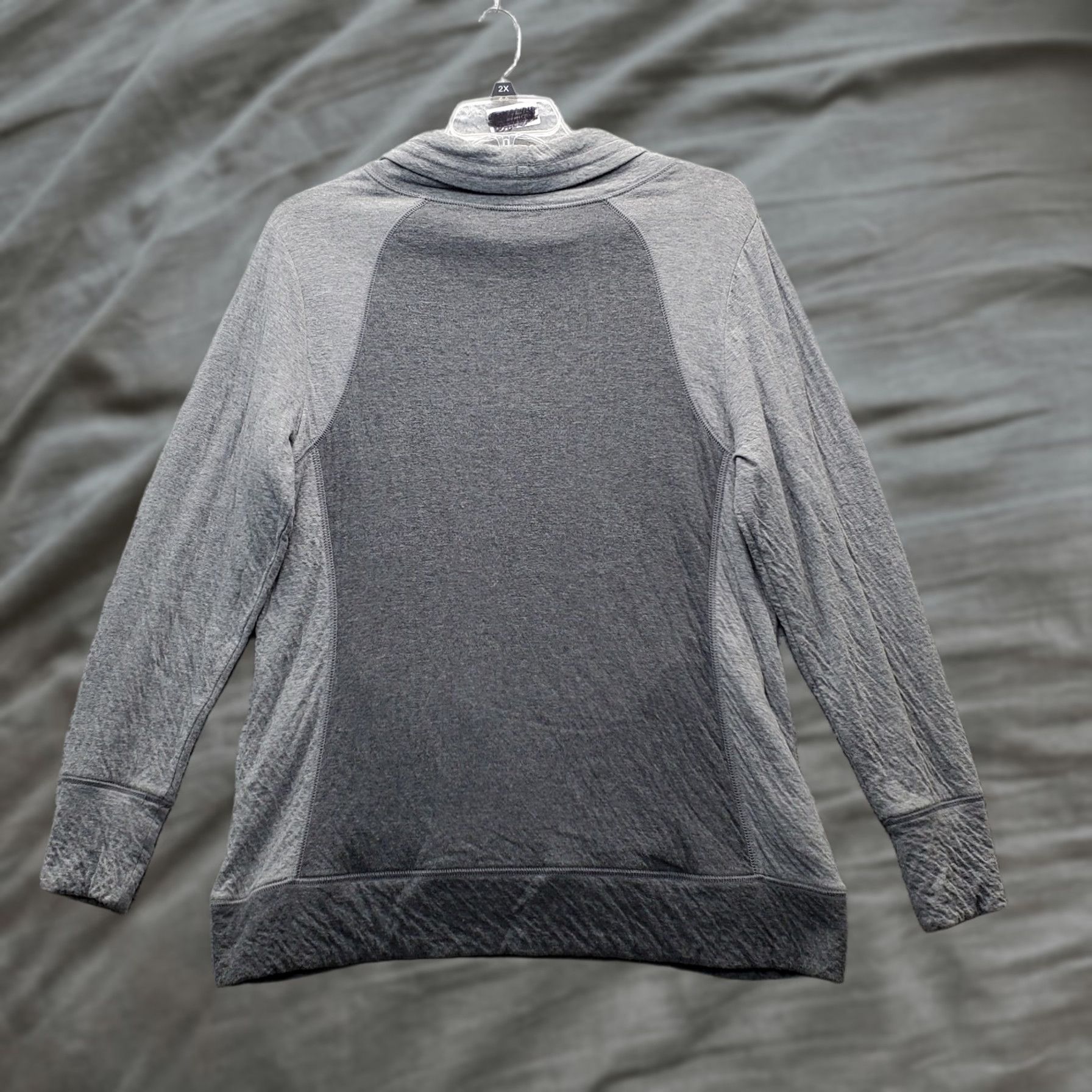 Eddie Bauer Eddie Bauer Sweatshirt Womens 2XL Gray Heather Long Sleeve Cowl Neck Outdoor Shirt Size XXL / US 16-18 / IT 52-54 - 1 Thumbnail