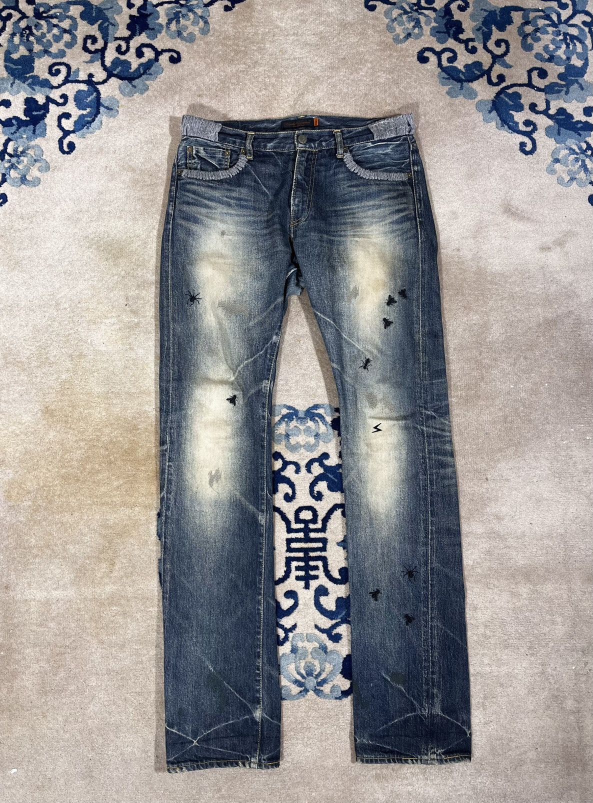 Undercover Undercover FW06 Guru Guru Bug Denim Size US 32 / EU 48 - 1 Thumbnail