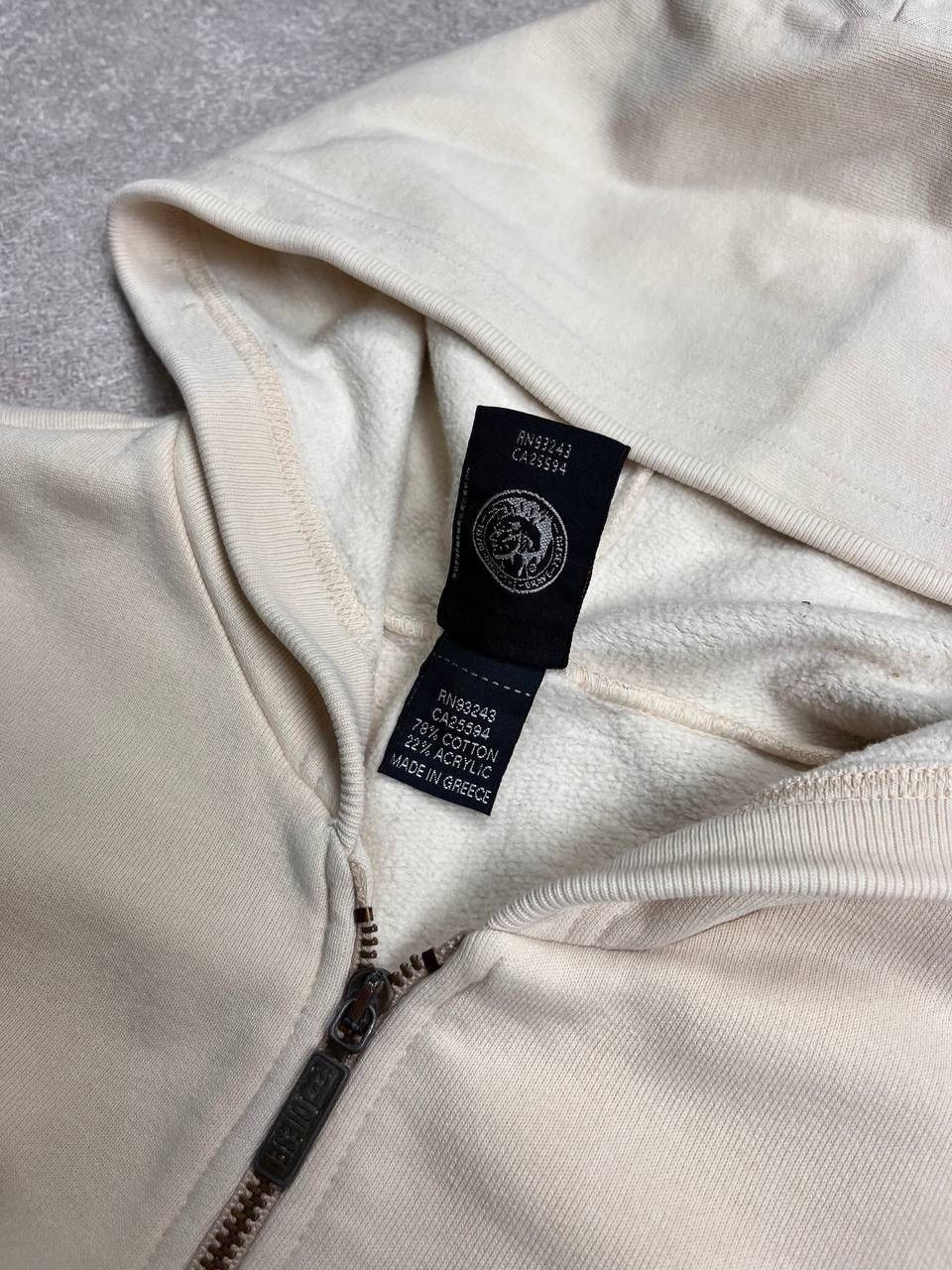 Diesel Vintage Diesel Archival Boxy Zip Hoodie Y2K S Size US S / EU 44-46 / 1 - 8 Thumbnail