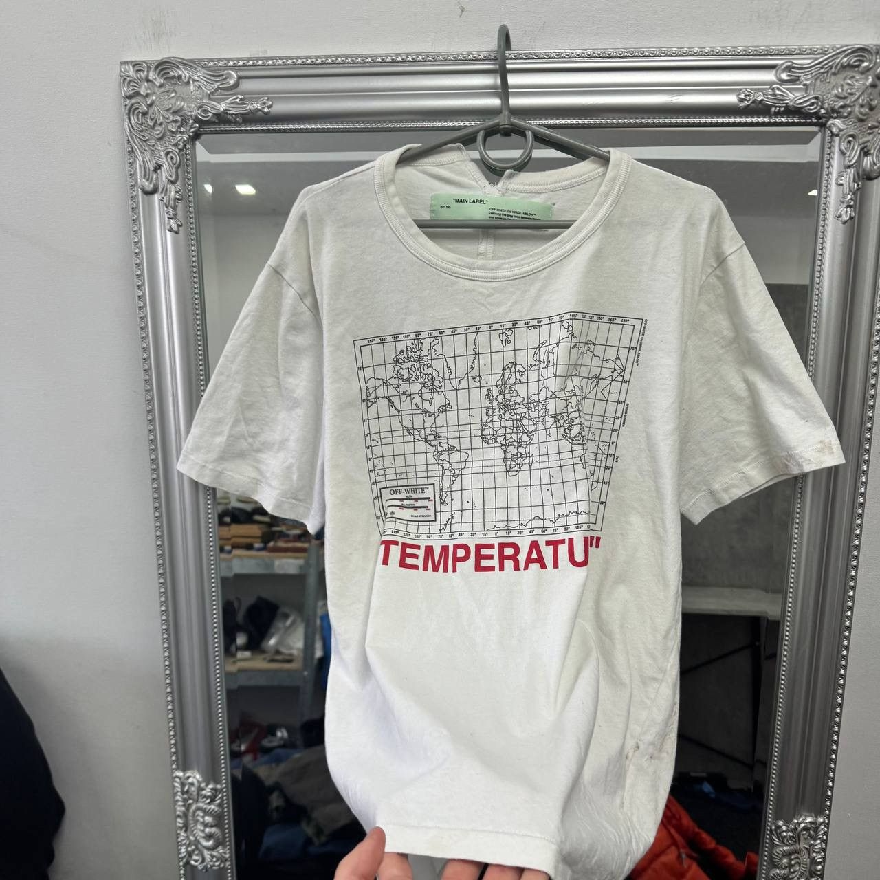 Off-White Off-White T-Shirt Temperature Map Spliced Big Logo Size US M / EU 48-50 / 2 - 3 Thumbnail