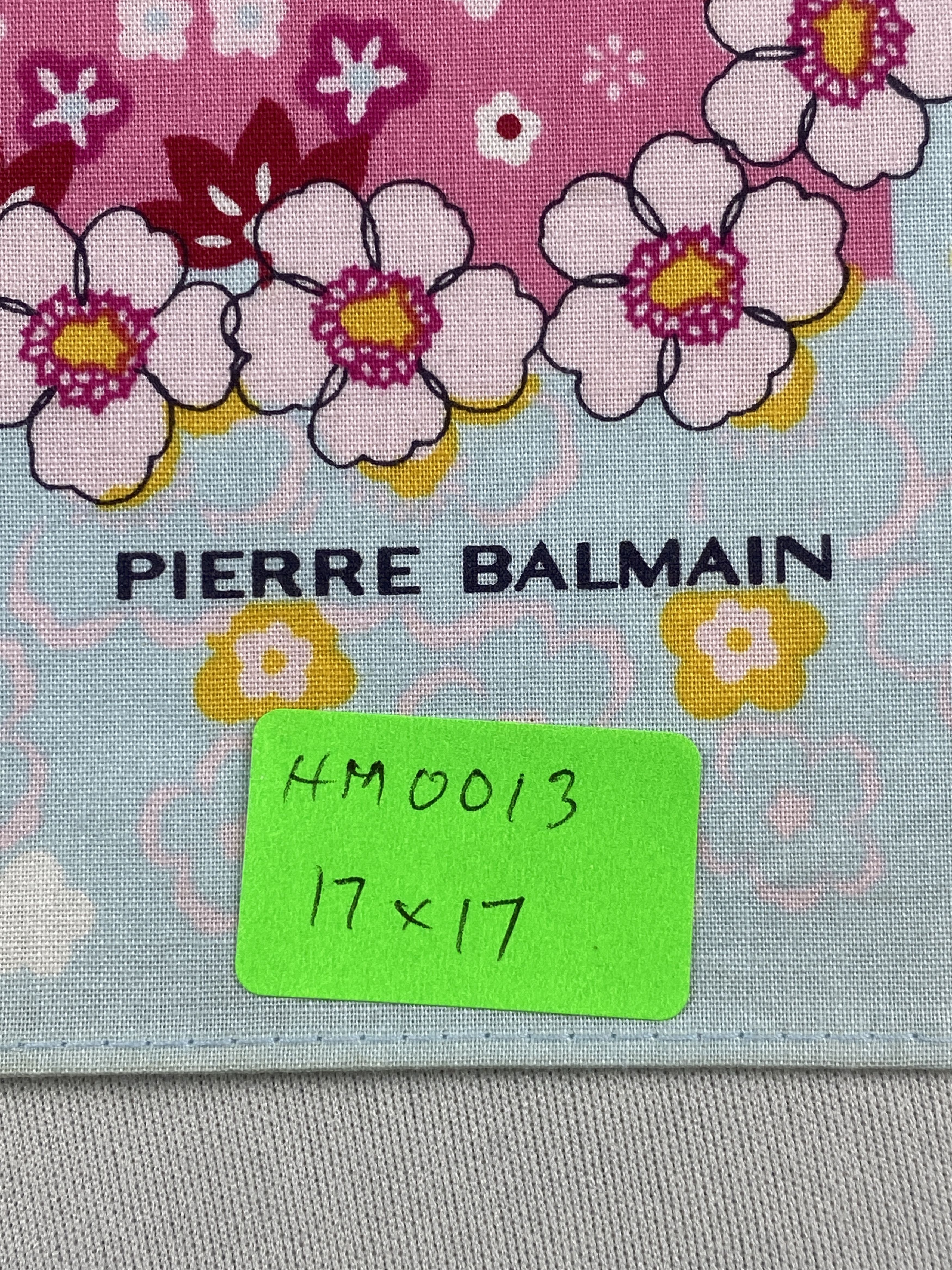 Pierre Balmain Vtg Pierre Balmain Handkerchief Pocket Square Bandana HM0013 Size ONE SIZE - 8 Thumbnail