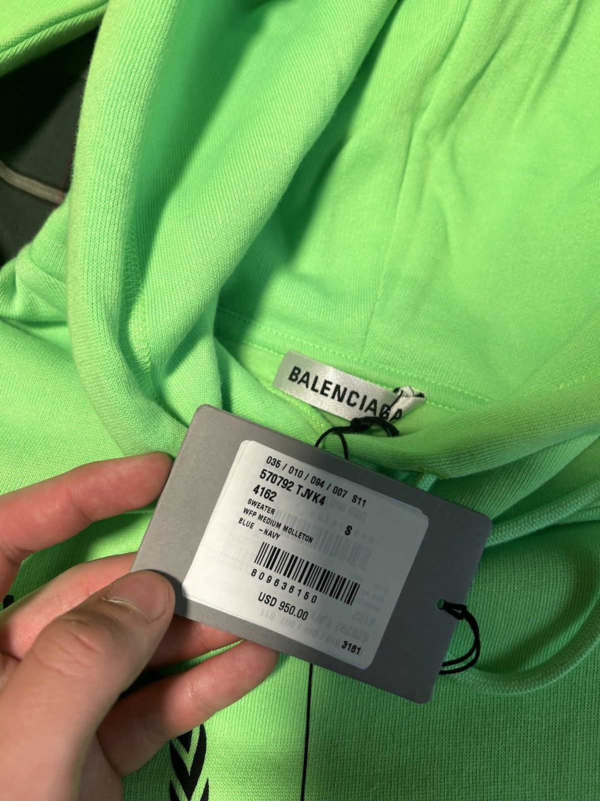 Balenciaga world food programme hoodie