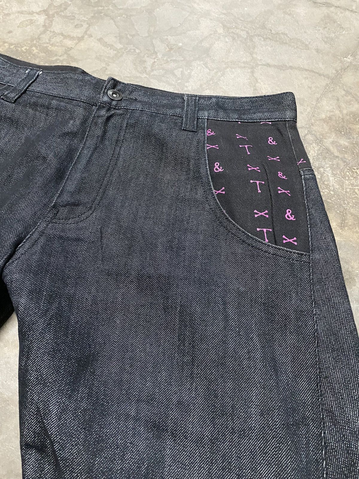 Japanese Brand Flare Jeans Japan Tarnish & Twist Baggy Loose Denim Size US 32 / EU 48 - 5 Thumbnail