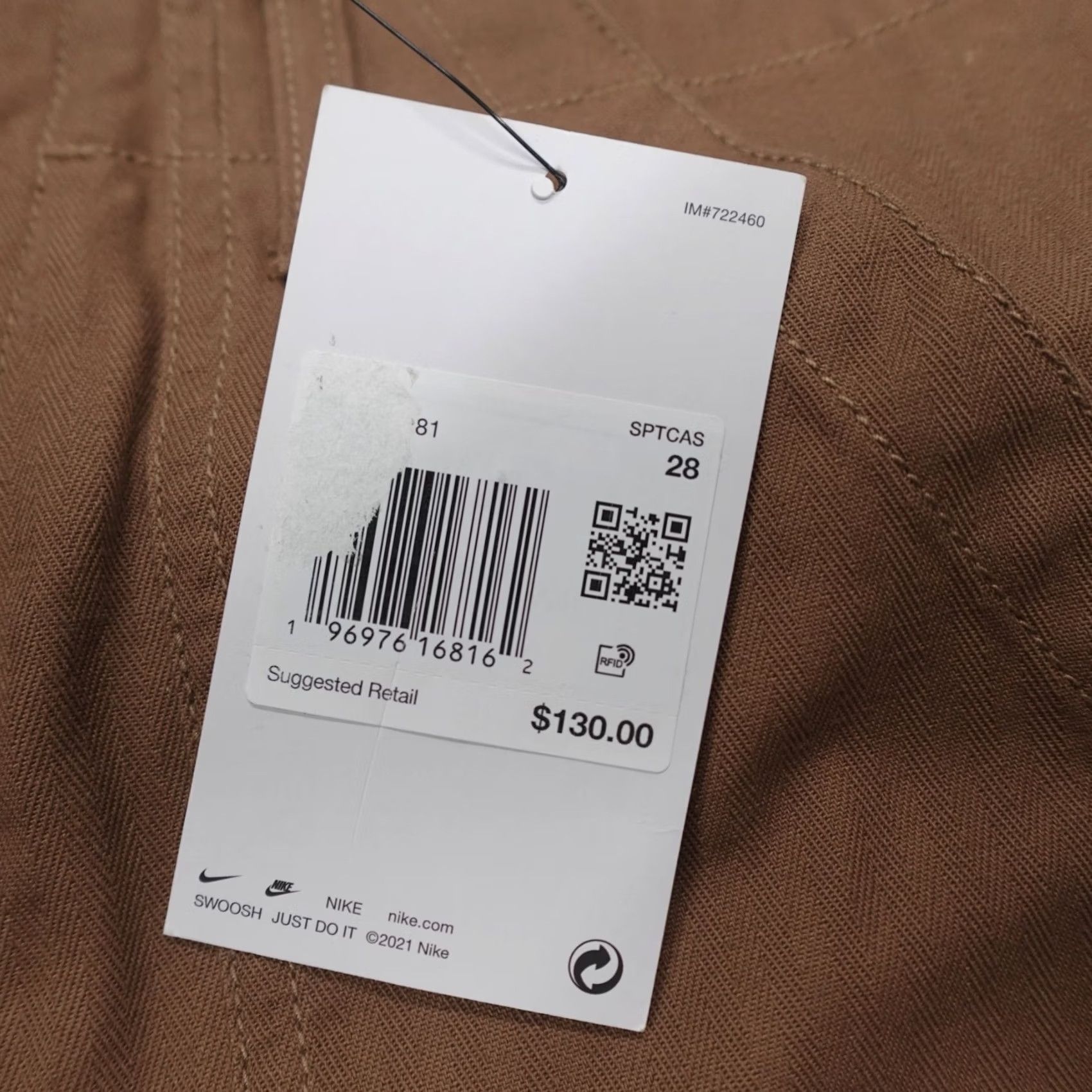 Nike Nike Life Fatigue Pants Brown British Tan Military GI Outdoor Loose Fit Men's 28 Size US 28 / EU 44 - 2 Thumbnail