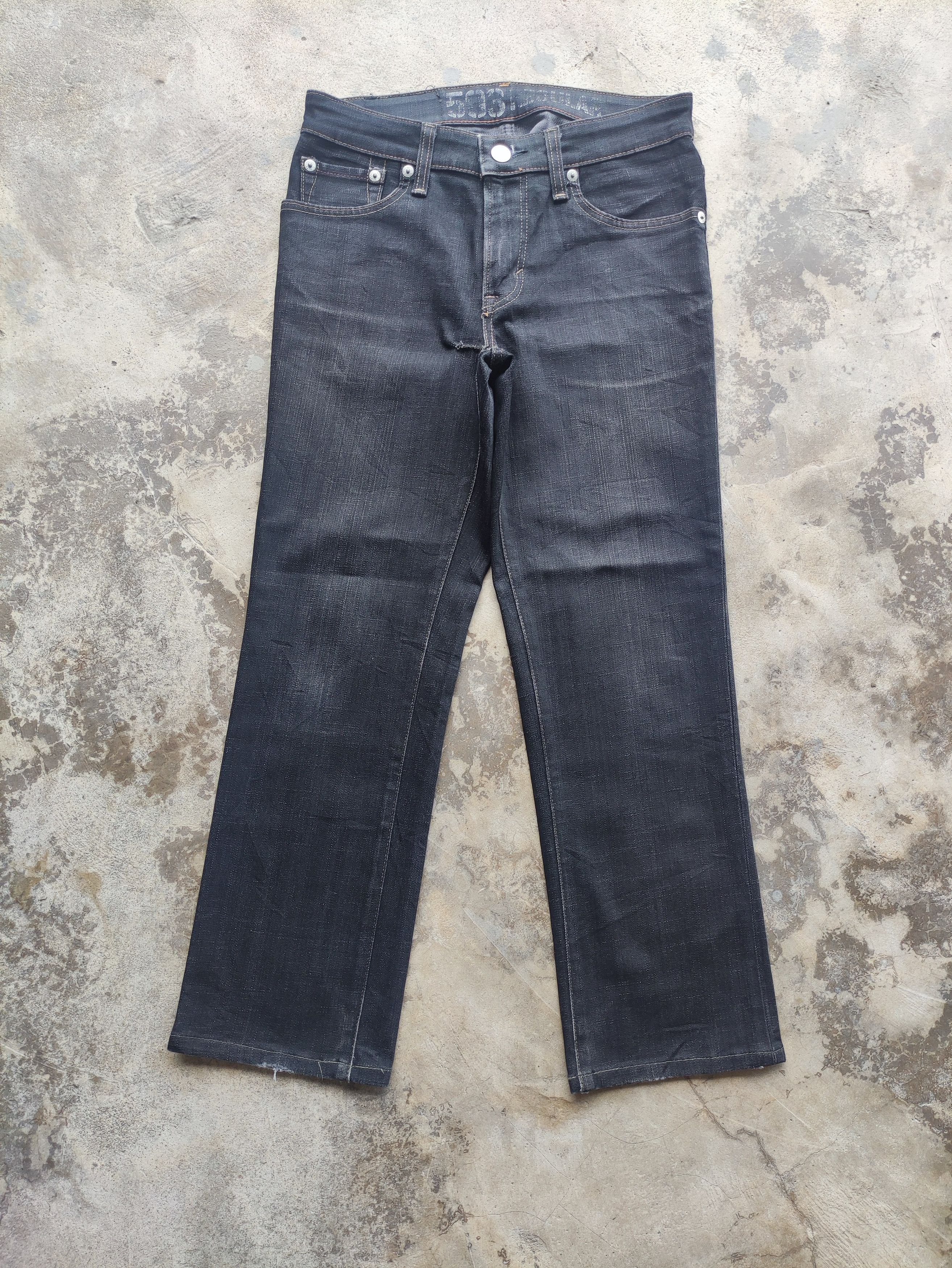 Edwin Vintage Edwin Brand Ripped Straight Cut Denim Pants Size US 32 / EU 48 - 1 Thumbnail