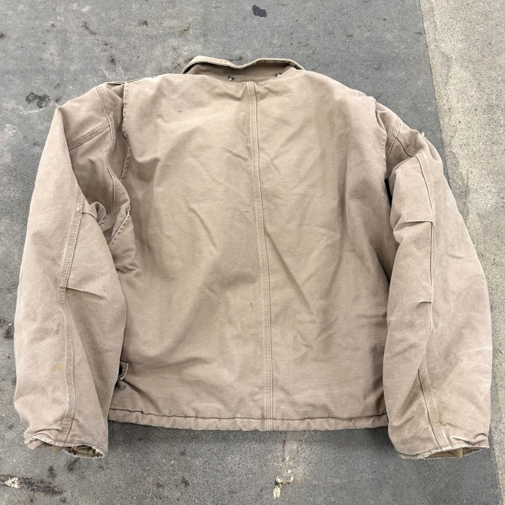 Carhartt VINTAGE Carhartt J22 SDL Jacket Coat Arctic Detroit 2XL BOXY Bomber Workwear Mens Brown Jacket Size US XXL / EU 58 / 5 - 2 Thumbnail
