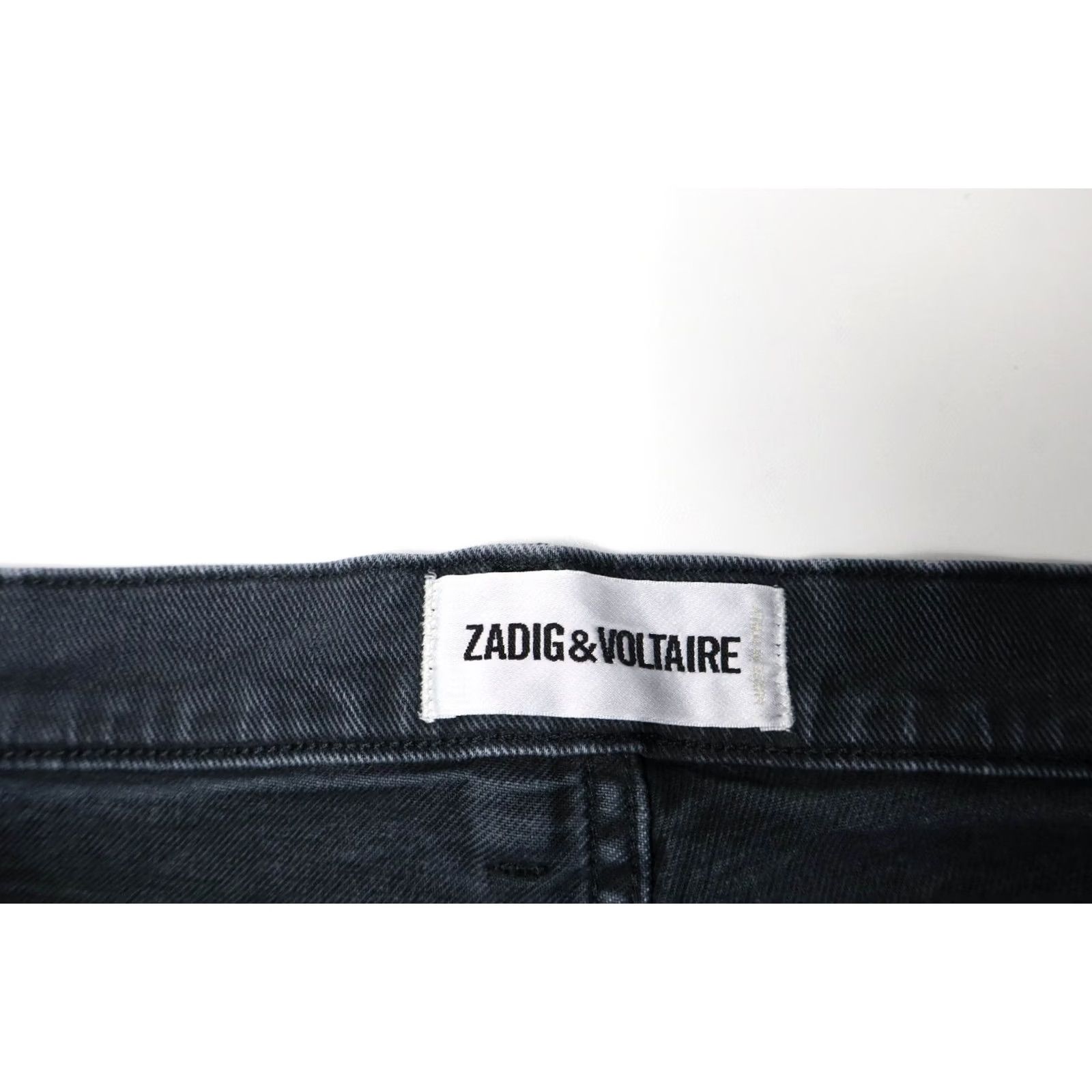 Zadig & Voltaire ZADIG & VOLTAIRE Jeans Men's W33 Washed Black Slim Fit Denim Zip Fly Size US 33 - 6 Thumbnail